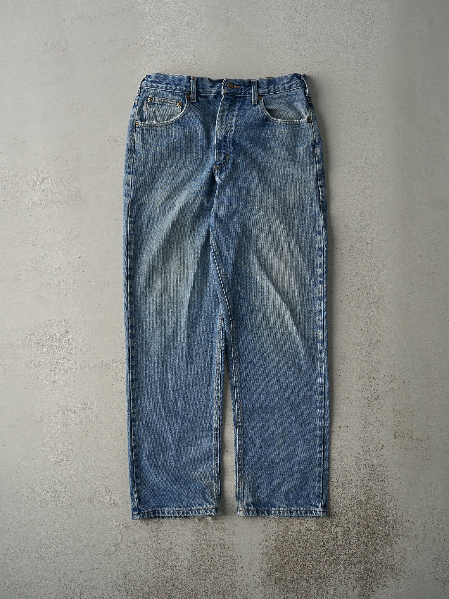 Vintage Y2K Light Wash Carhartt Jeans (34x31)