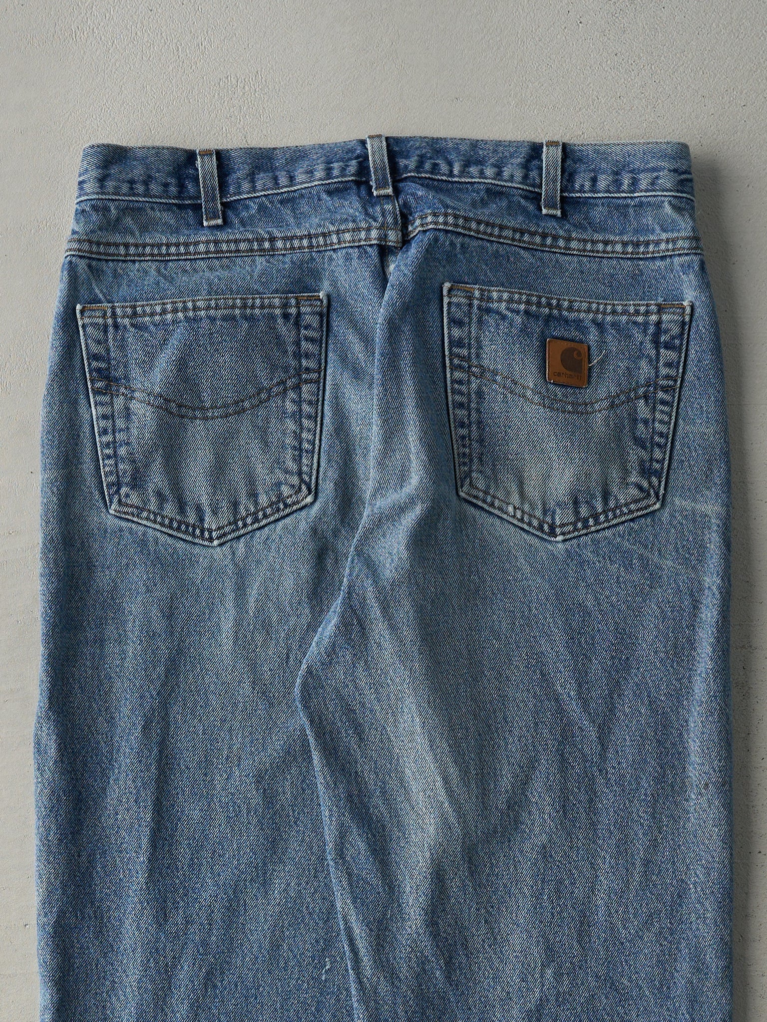 Vintage Y2K Light Wash Carhartt Jeans (34x31)