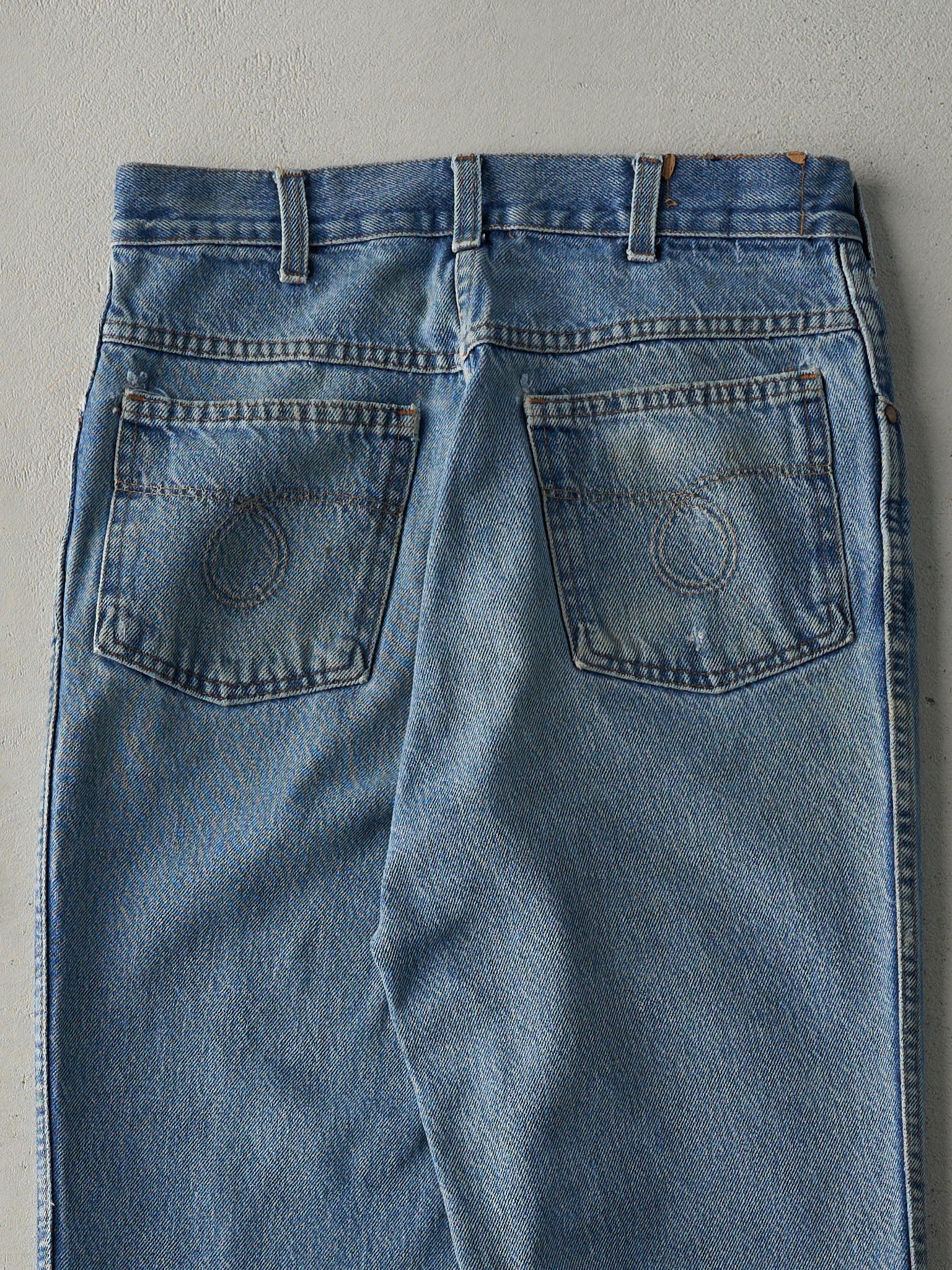 Vintage 80s Light Wash Distressed Jeans (29x30)