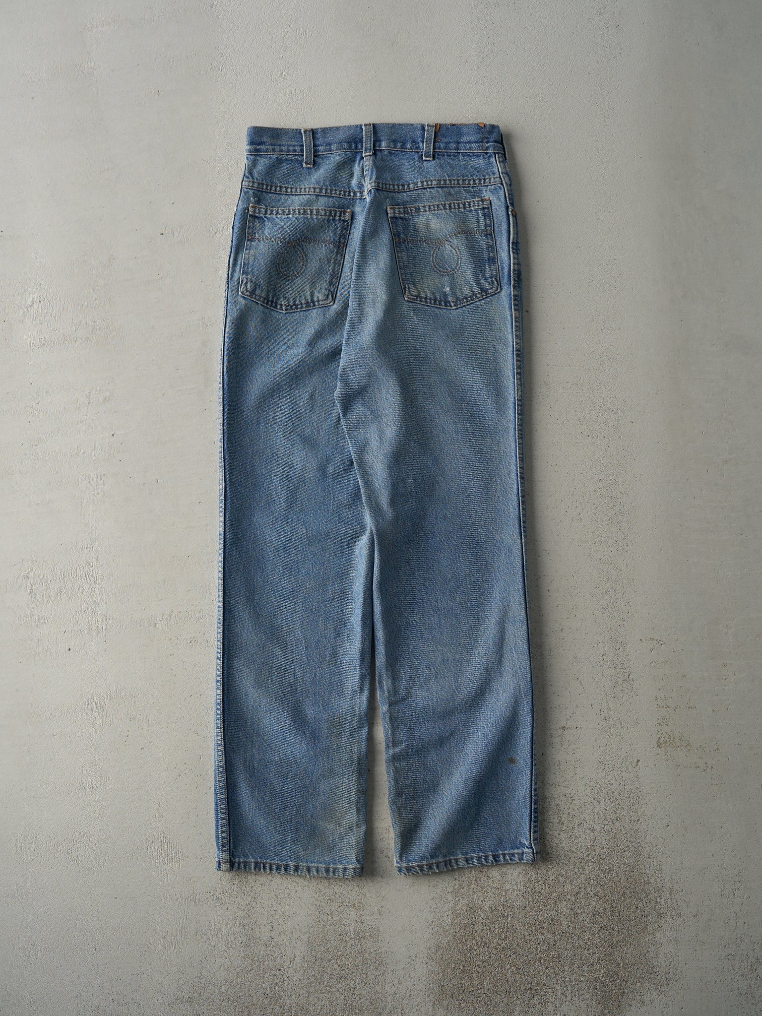 Vintage 80s Light Wash Distressed Jeans (29x30)