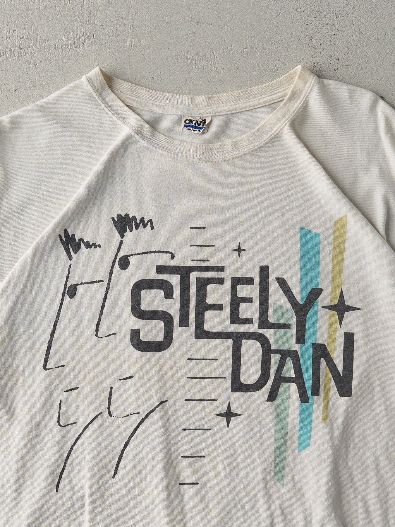 Vintage 11' White Steely Dan Band Tour Tee (M)