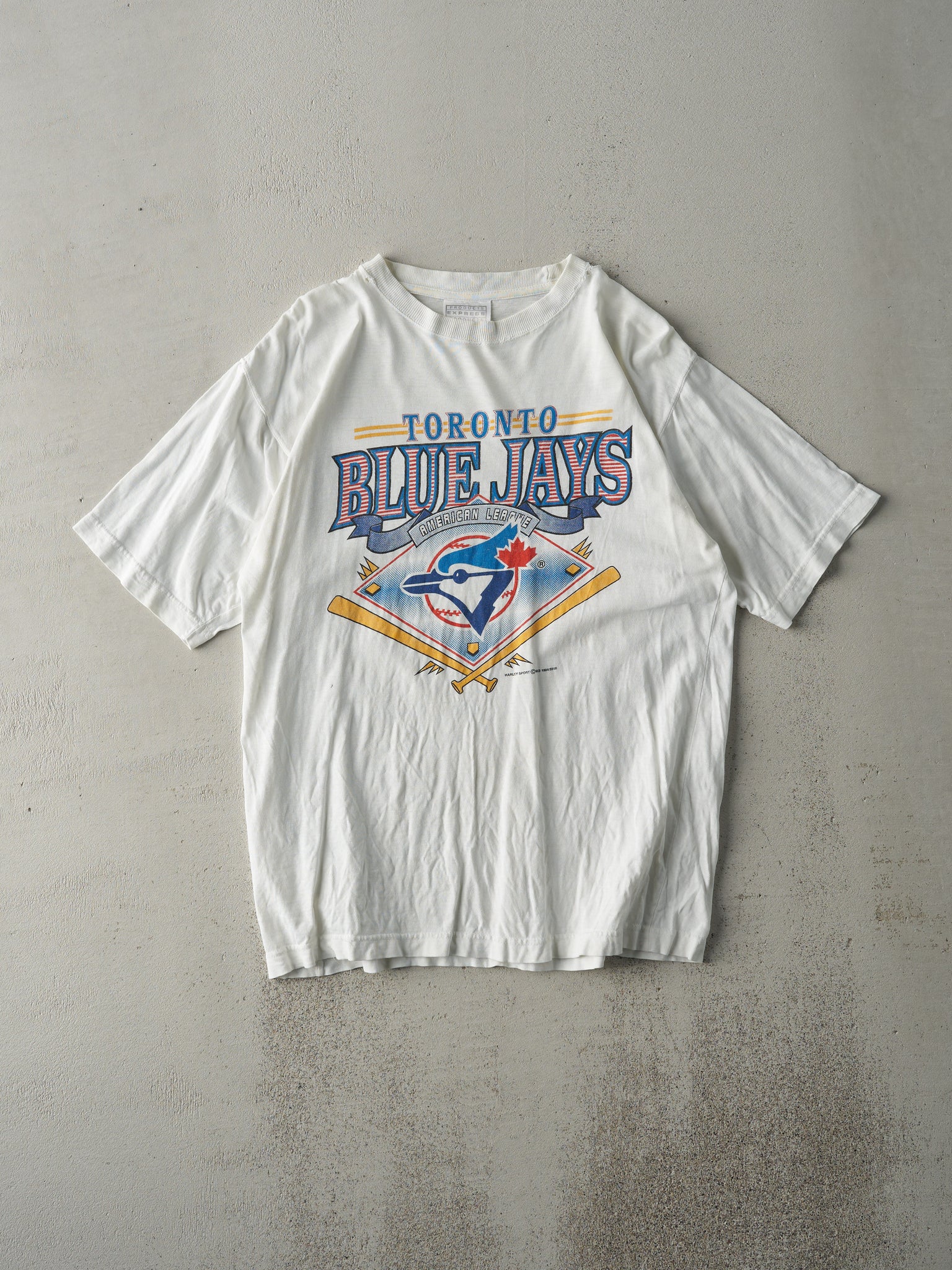 Vintage 94' White Toronto Blue Jays Tee (M)