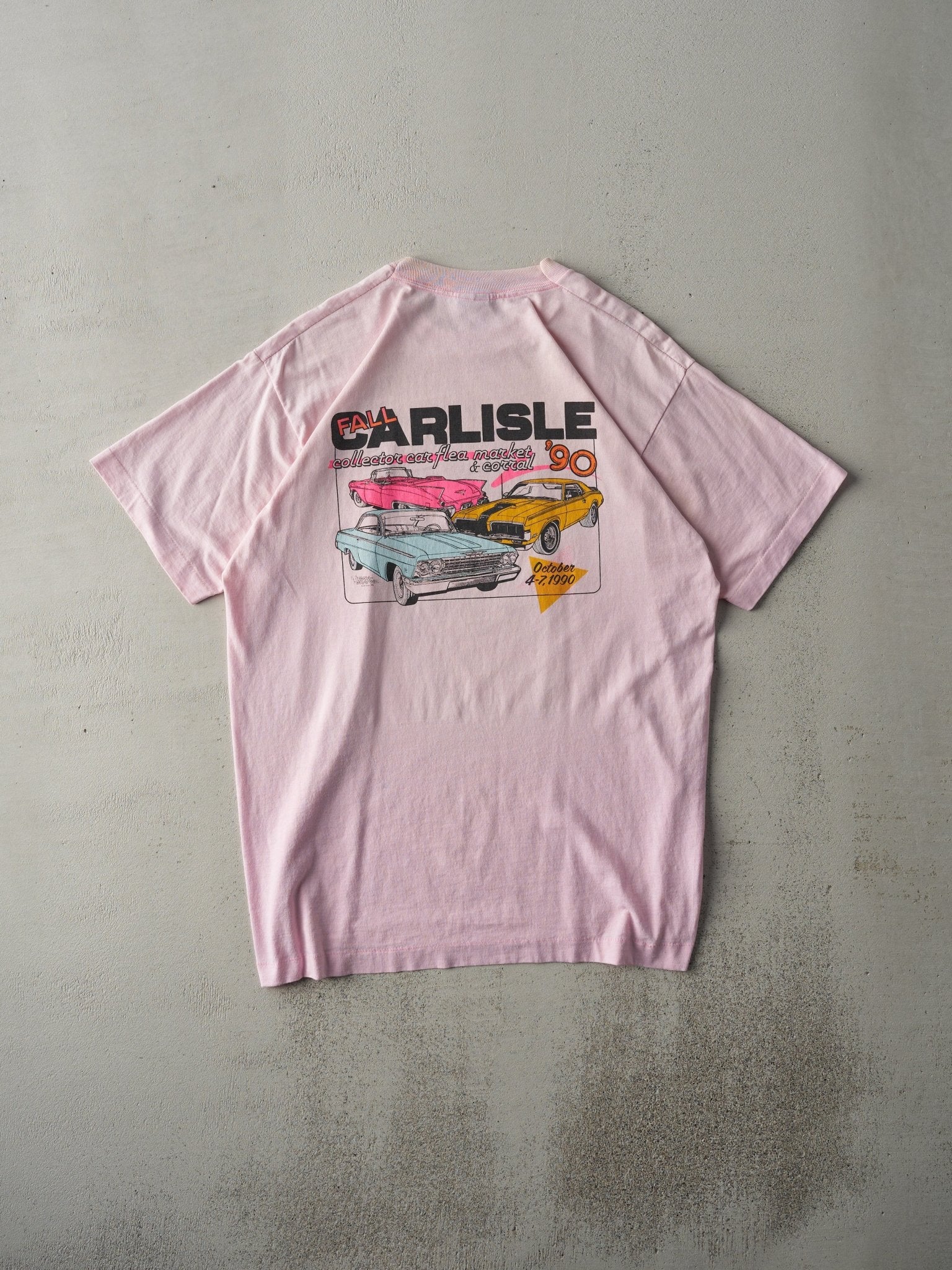 Vintage 90' Baby Pink Street Roddin' Single Stitch Tee (M)