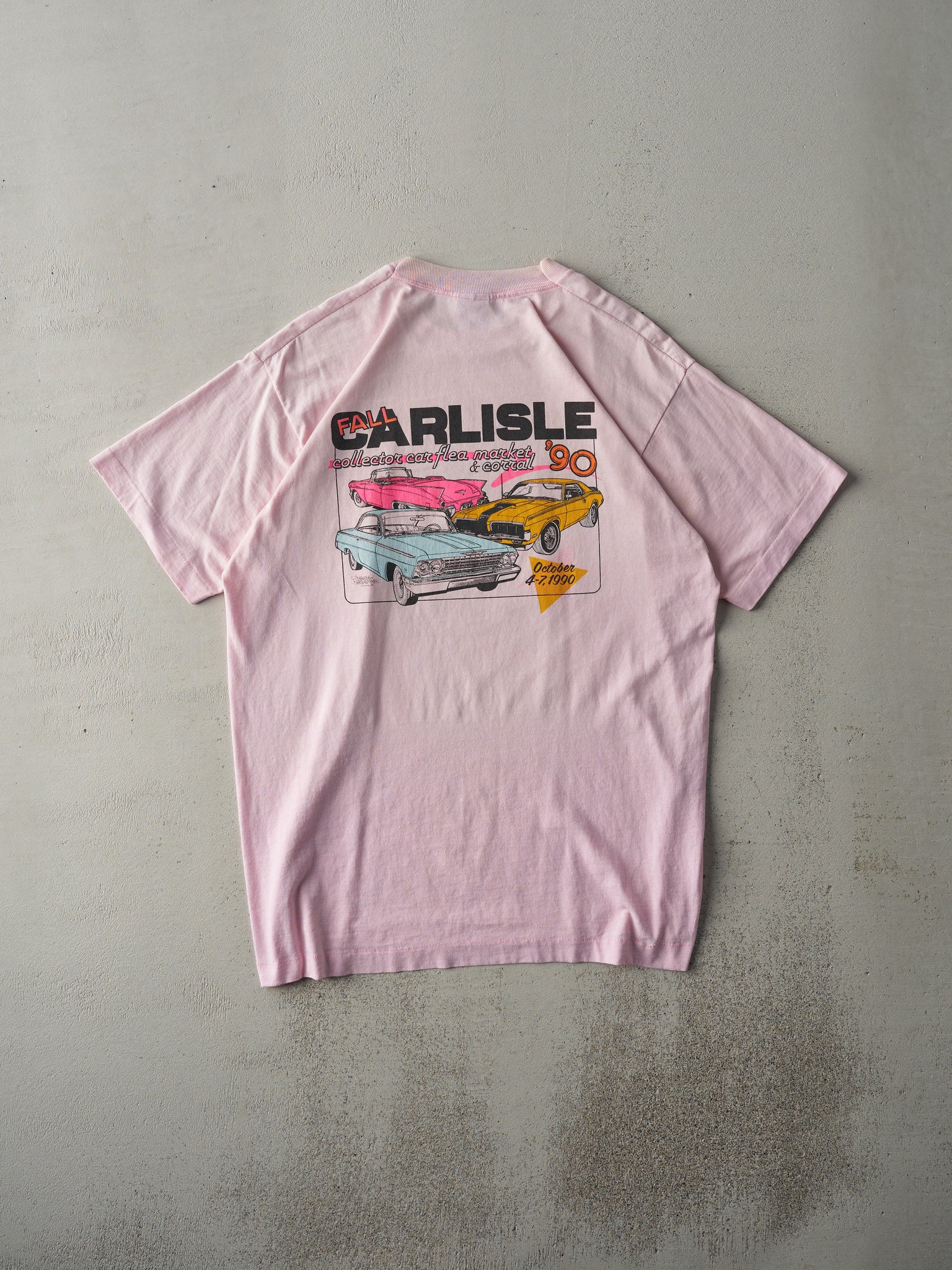 Vintage 90' Baby Pink Street Roddin' Single Stitch Tee (M)