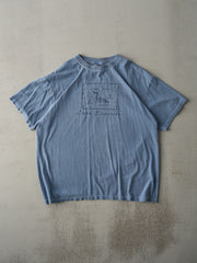 Vintage 90s Washed Blue Lake Superior Tee (L)