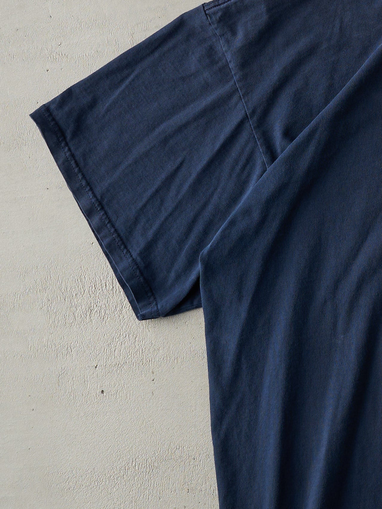 Vintage 90s Navy Blue Nike Big Swoosh Tee (XL)