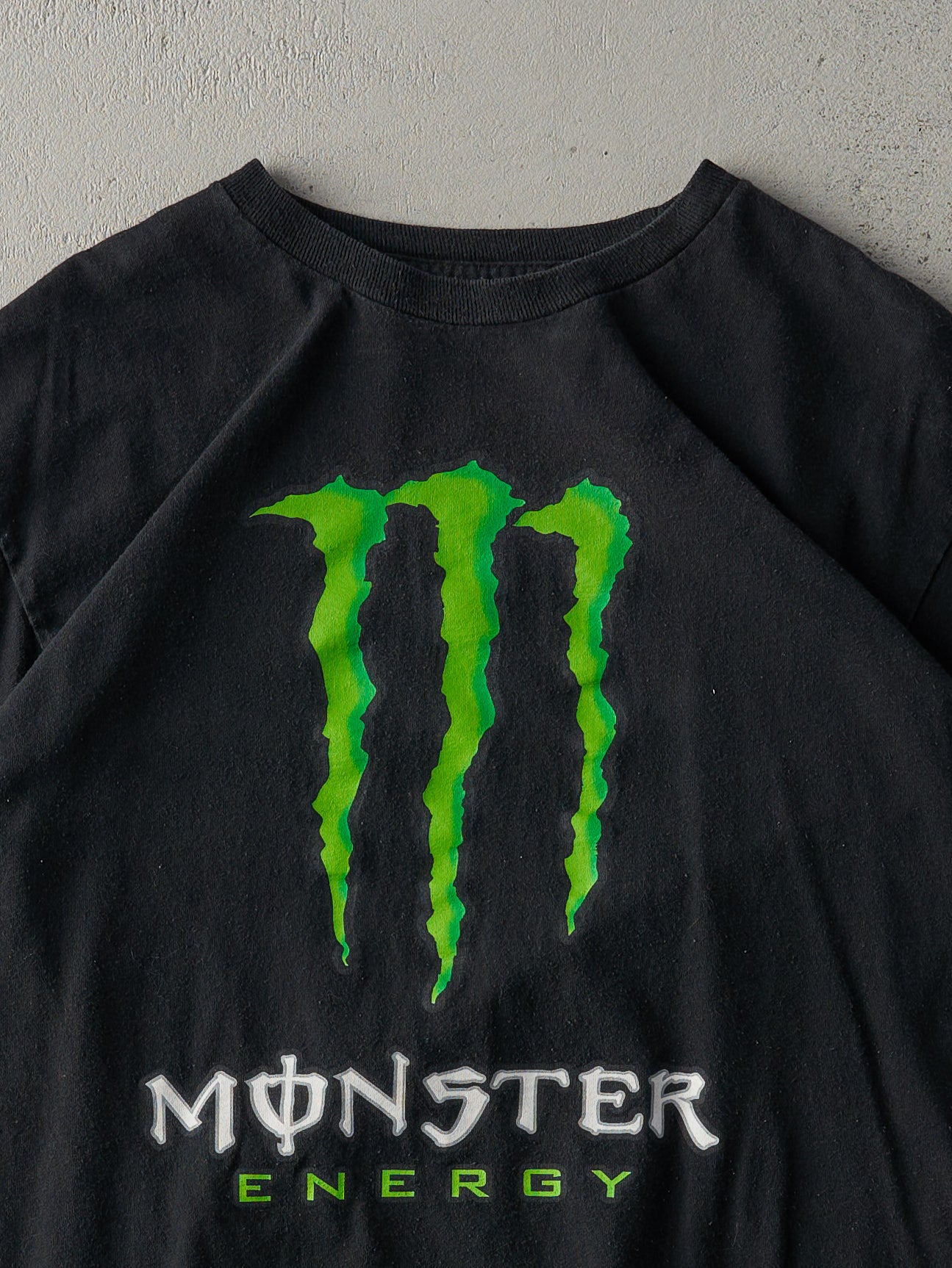 Vintage Y2K Monster Energy Drink Logo Tee (S)