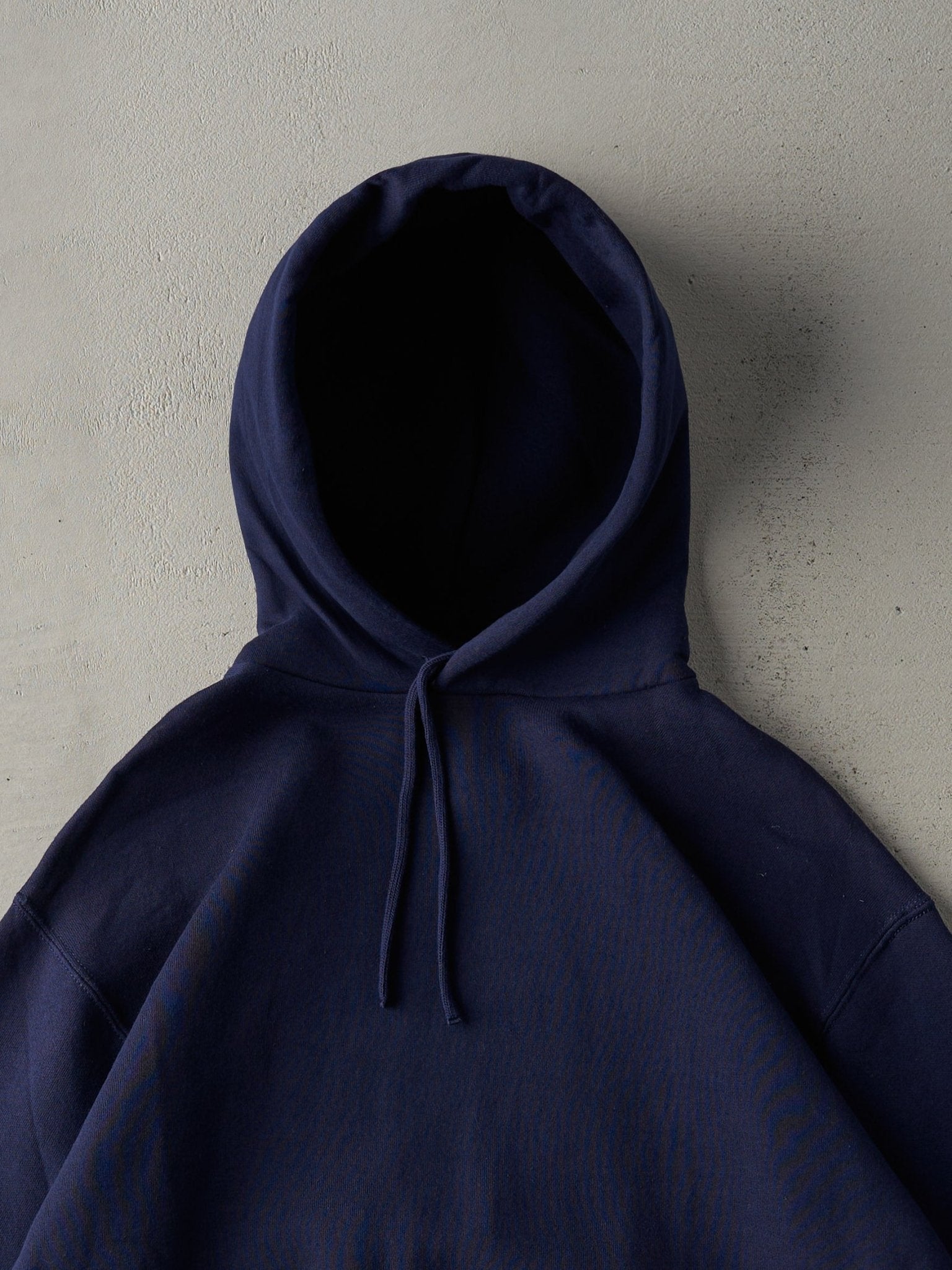 Vintage 90s Navy Russell Athletics Blank Hoodie (L)