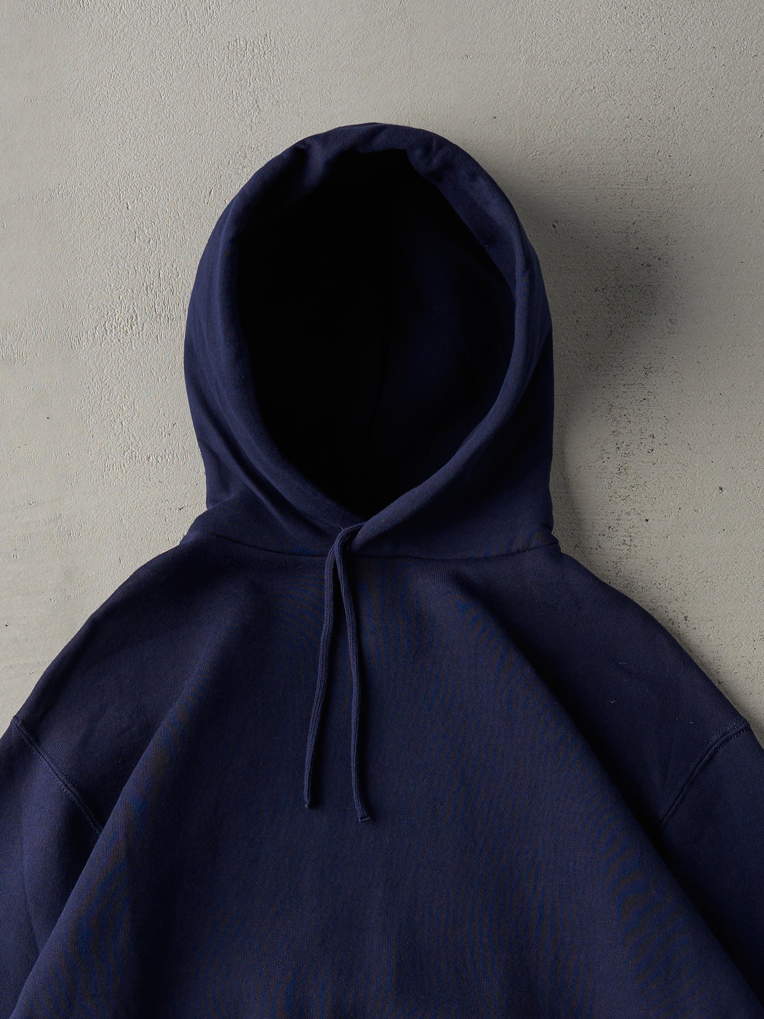 Vintage 90s Navy Russell Athletics Blank Hoodie (L)