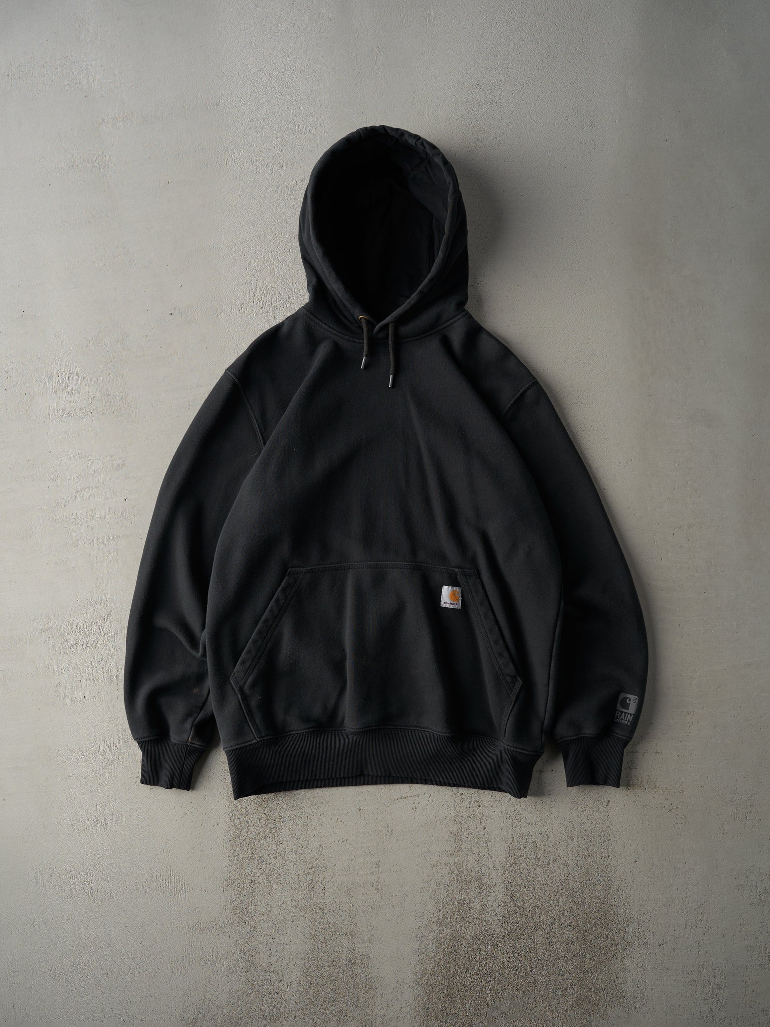 Vintage Y2K Black Carhartt Original Fit Hoodie (M/L)