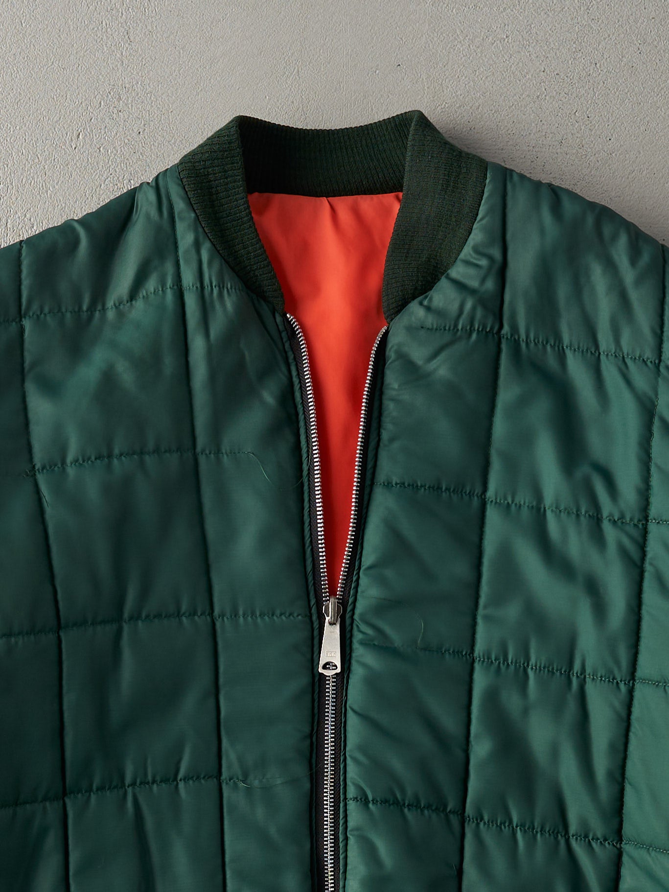 Vintage 80s Forest Green Reversible Jacket (L)