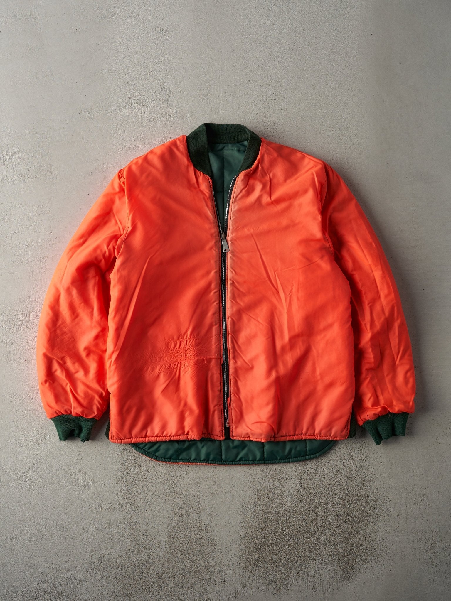 Vintage 80s Forest Green Reversible Jacket (L)