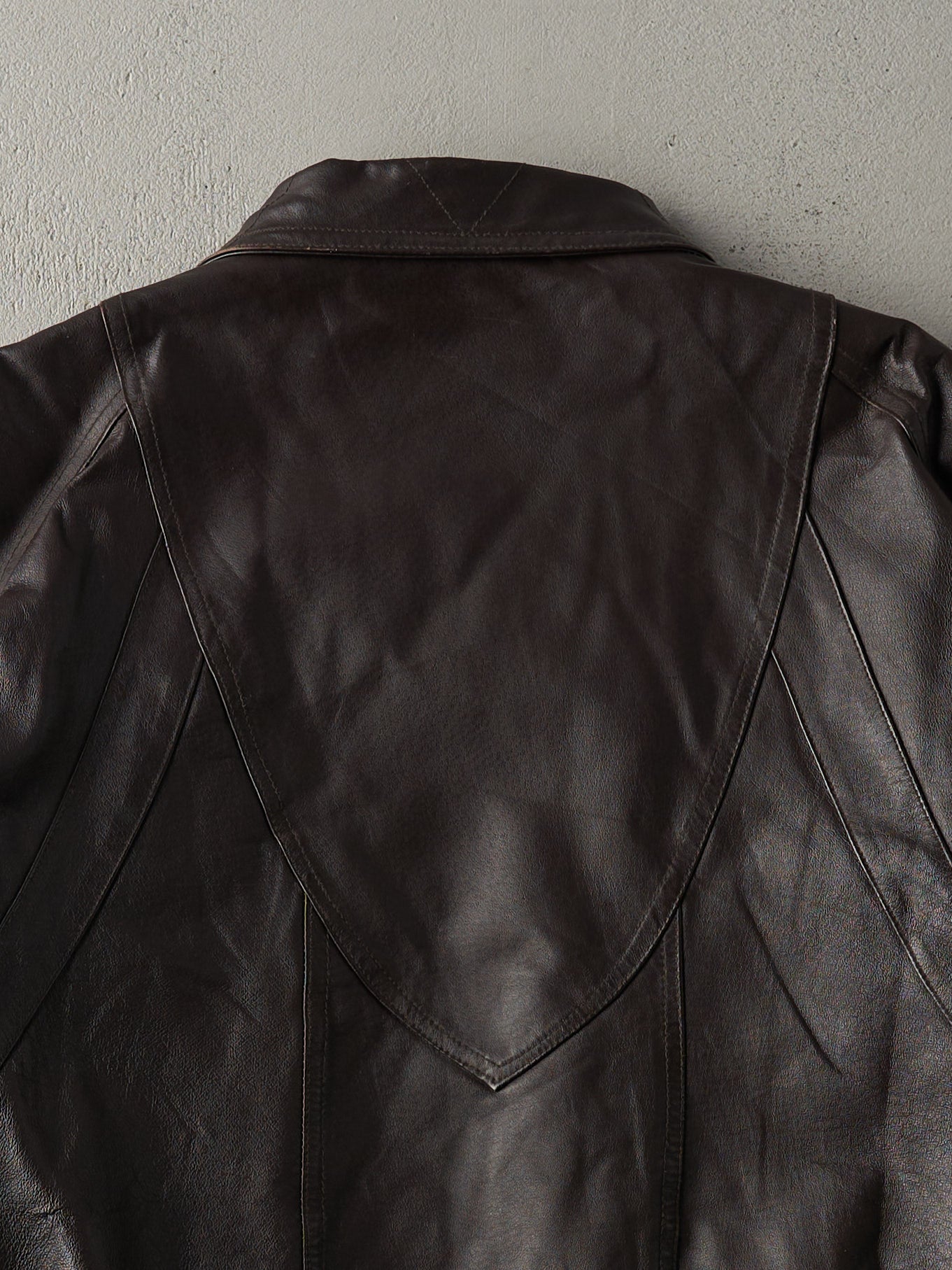 Vintage 80s Brown Peerless Leather Jacket (M/L)