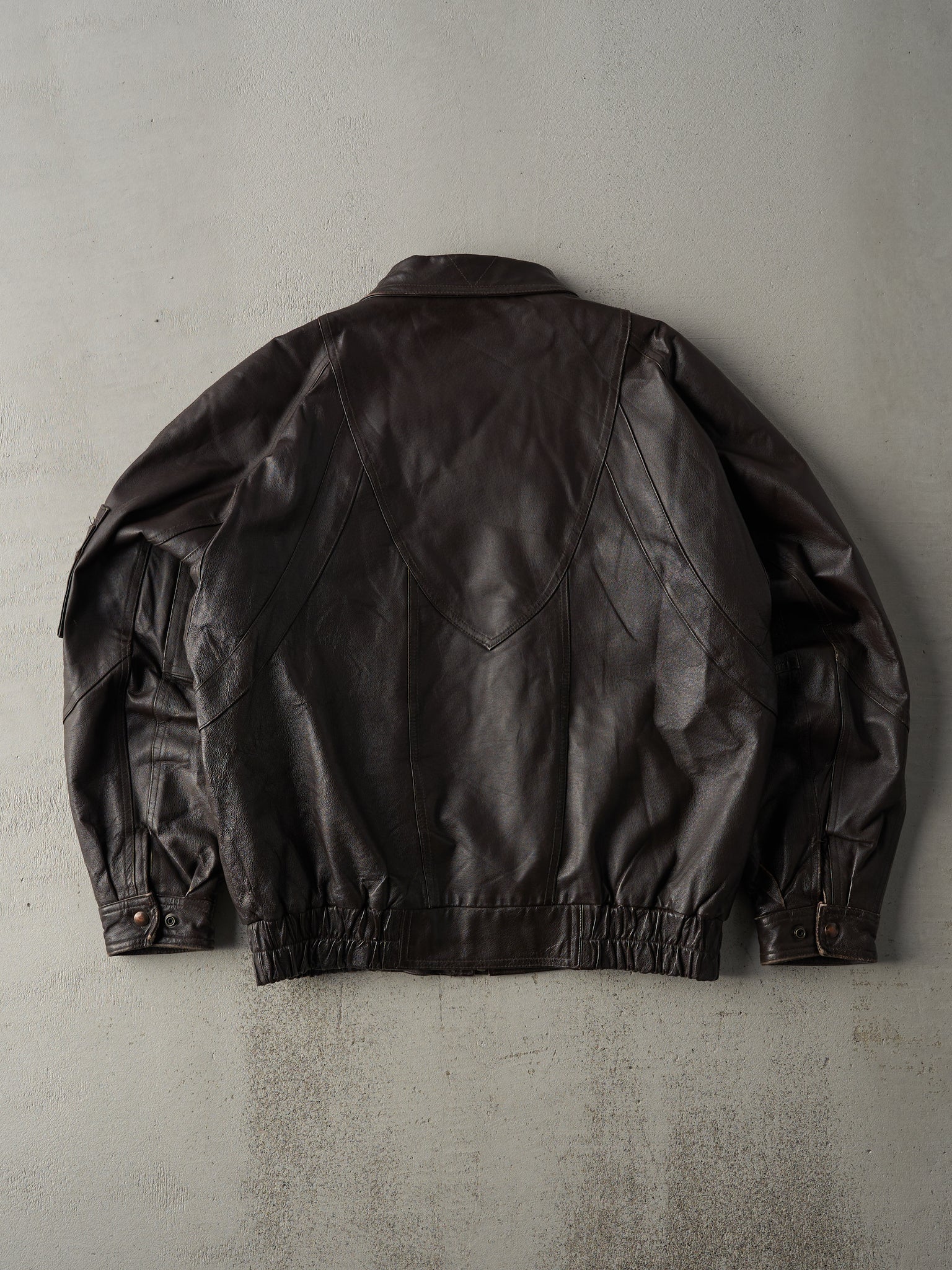 Vintage 80s Brown Peerless Leather Jacket (M/L)