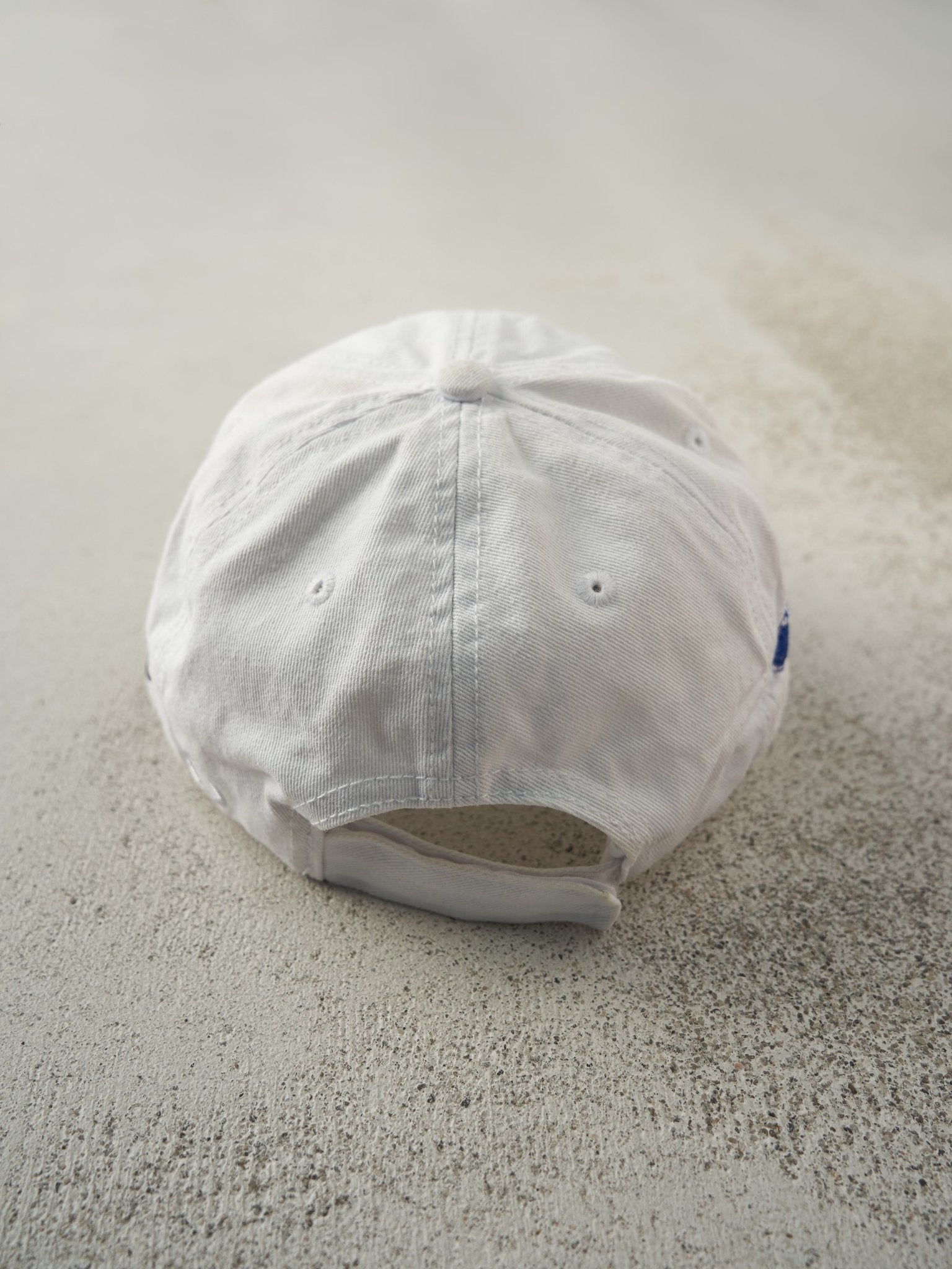 Vintage Y2K White Embroidered Ford Velcro Hat