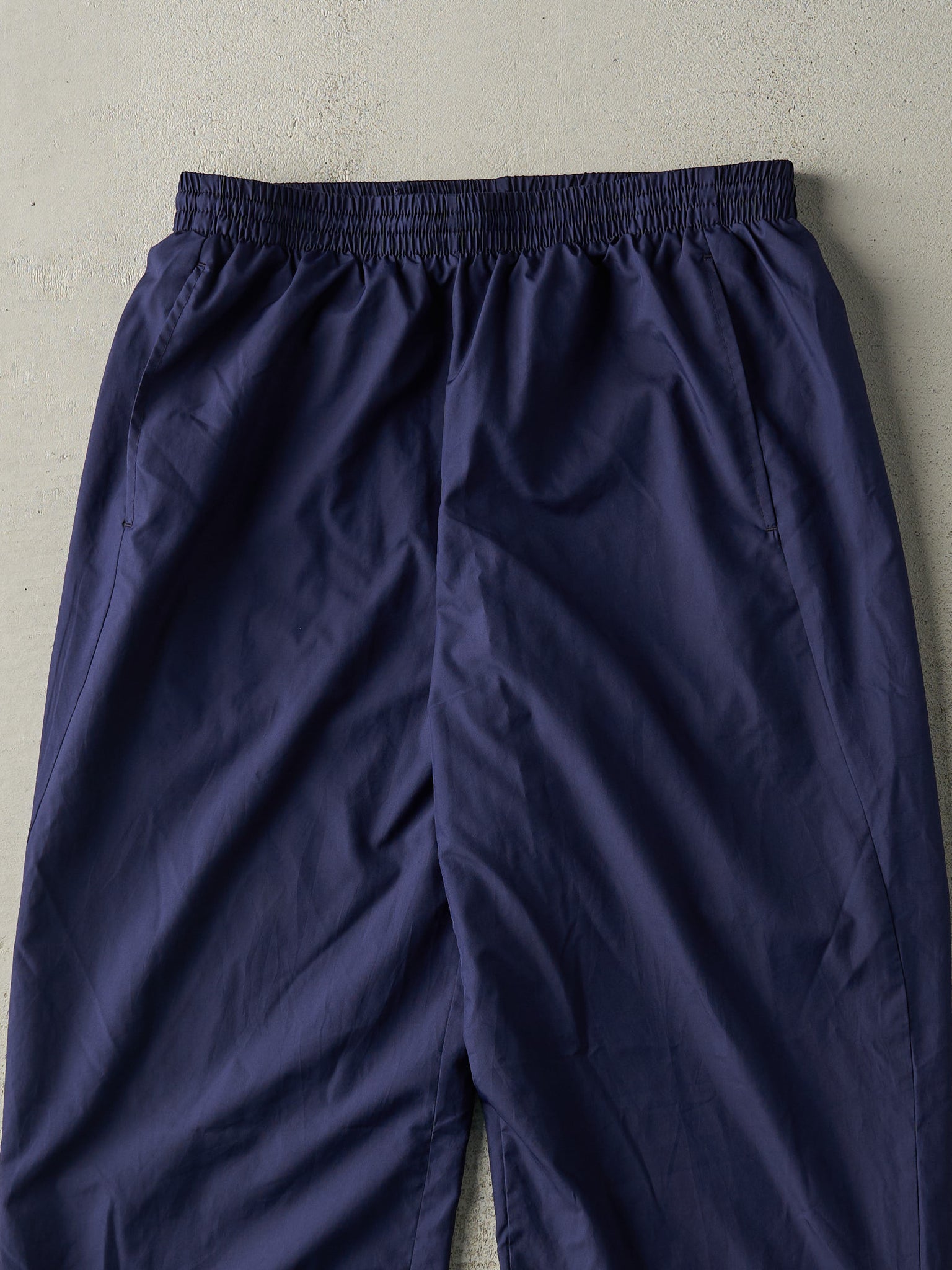 Vintage Y2K Navy Blue Fila Windbreaker Pants (30x32.5)