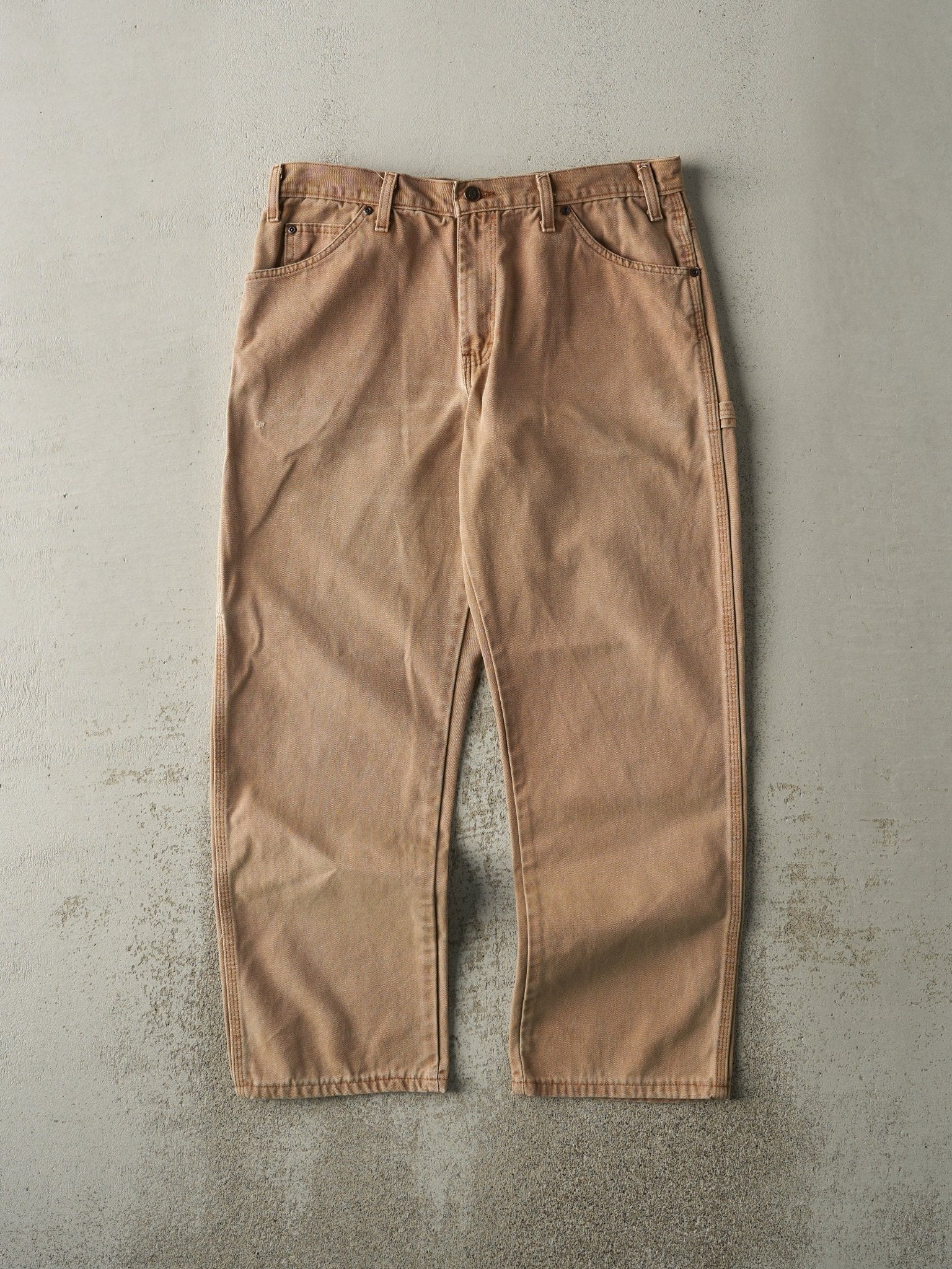 Vintage 90s Beige Dickies Carpenter Pants (33x28.5)