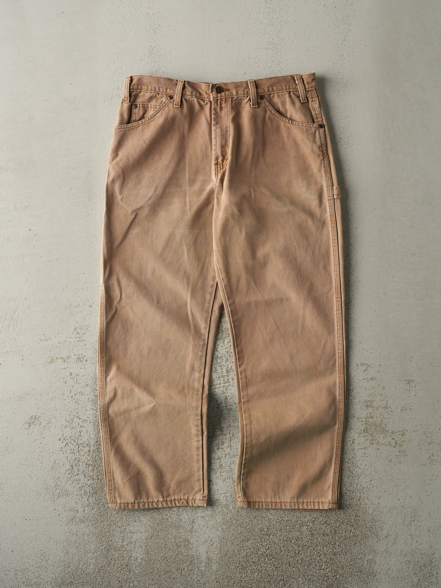 Vintage 90s Beige Dickies Carpenter Pants (33x28.5)