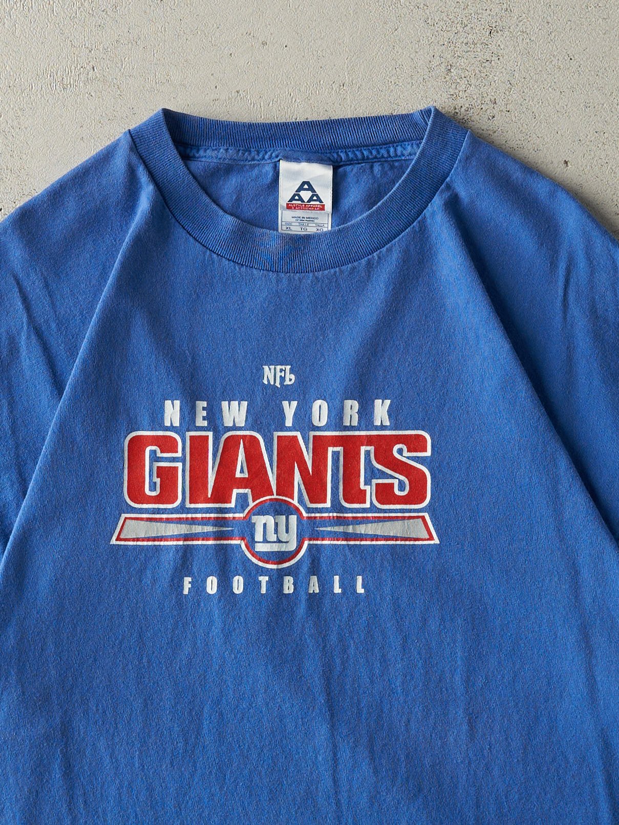 Vintage Y2K Blue New York Giants Tee (L)