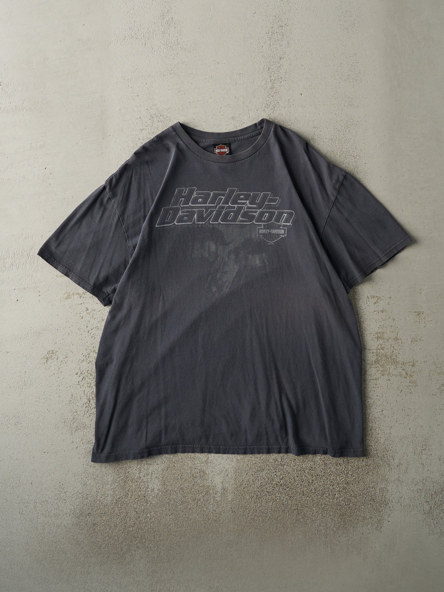 14' Charcoal Grey Savannah, GA Harley Davidson Tee (L/XL)