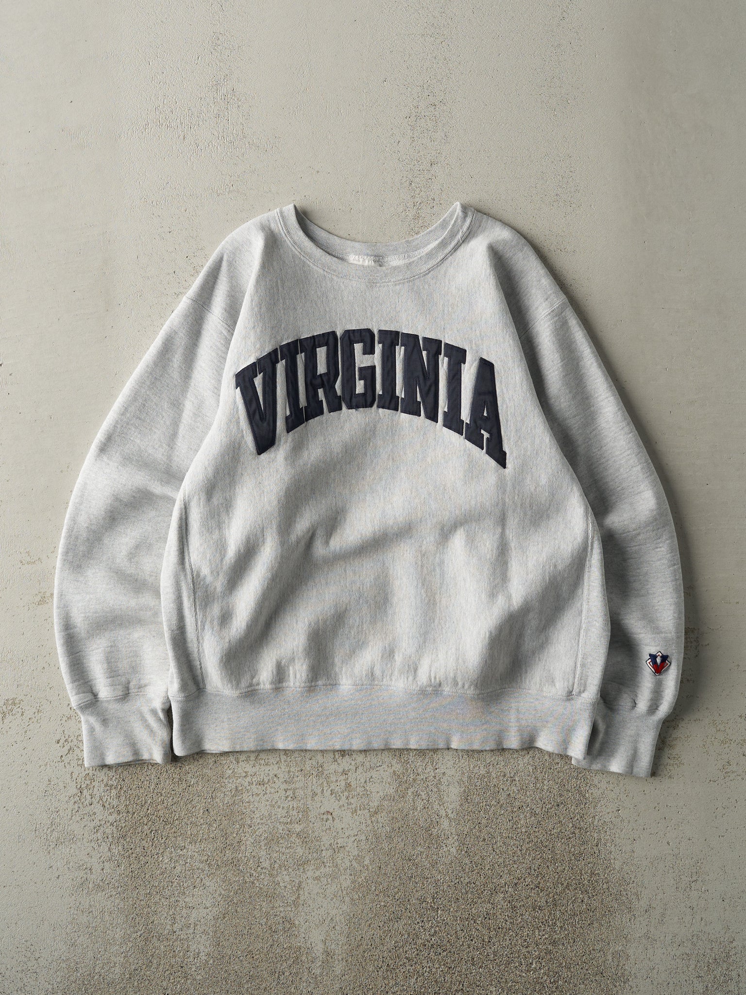 Vintage 90s Heather Grey University of Virginia Crewneck (L)