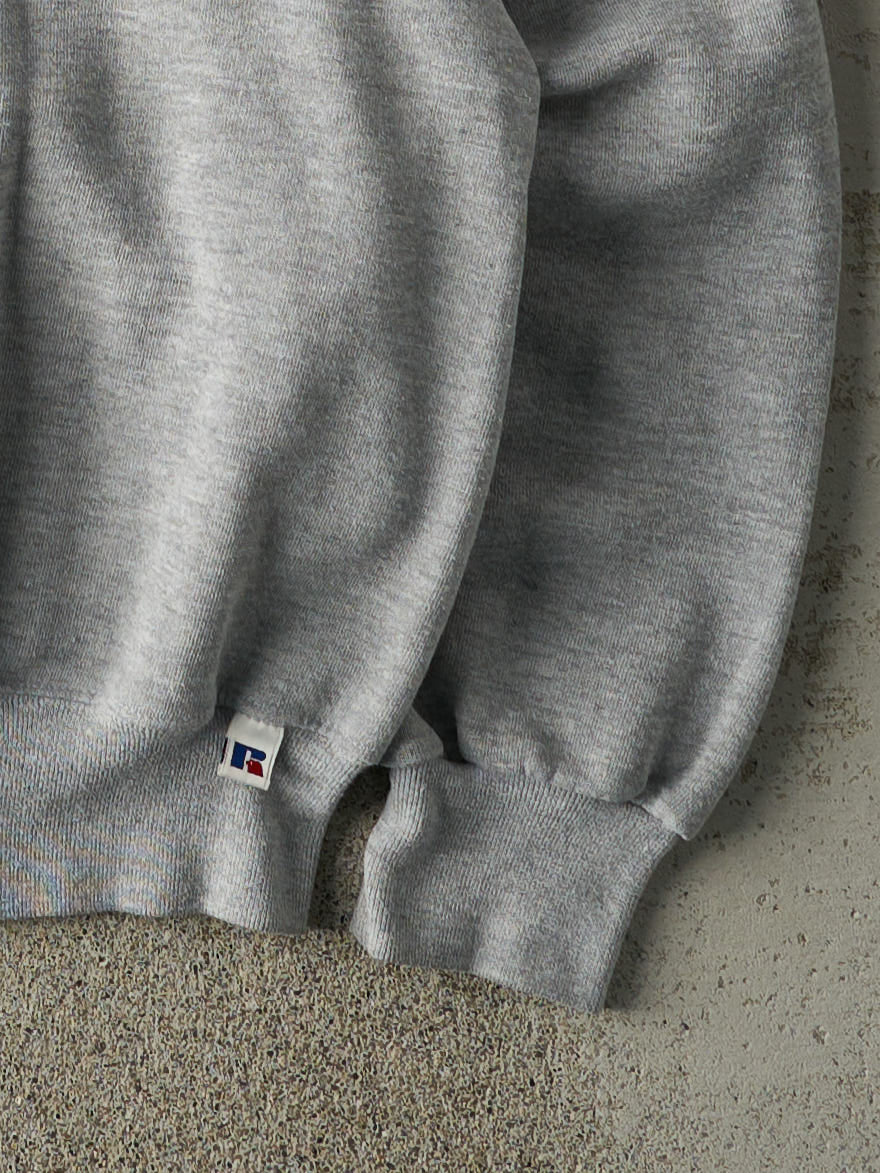 Vintage 90s Grey Blank Russell Athletic Crewneck (M)