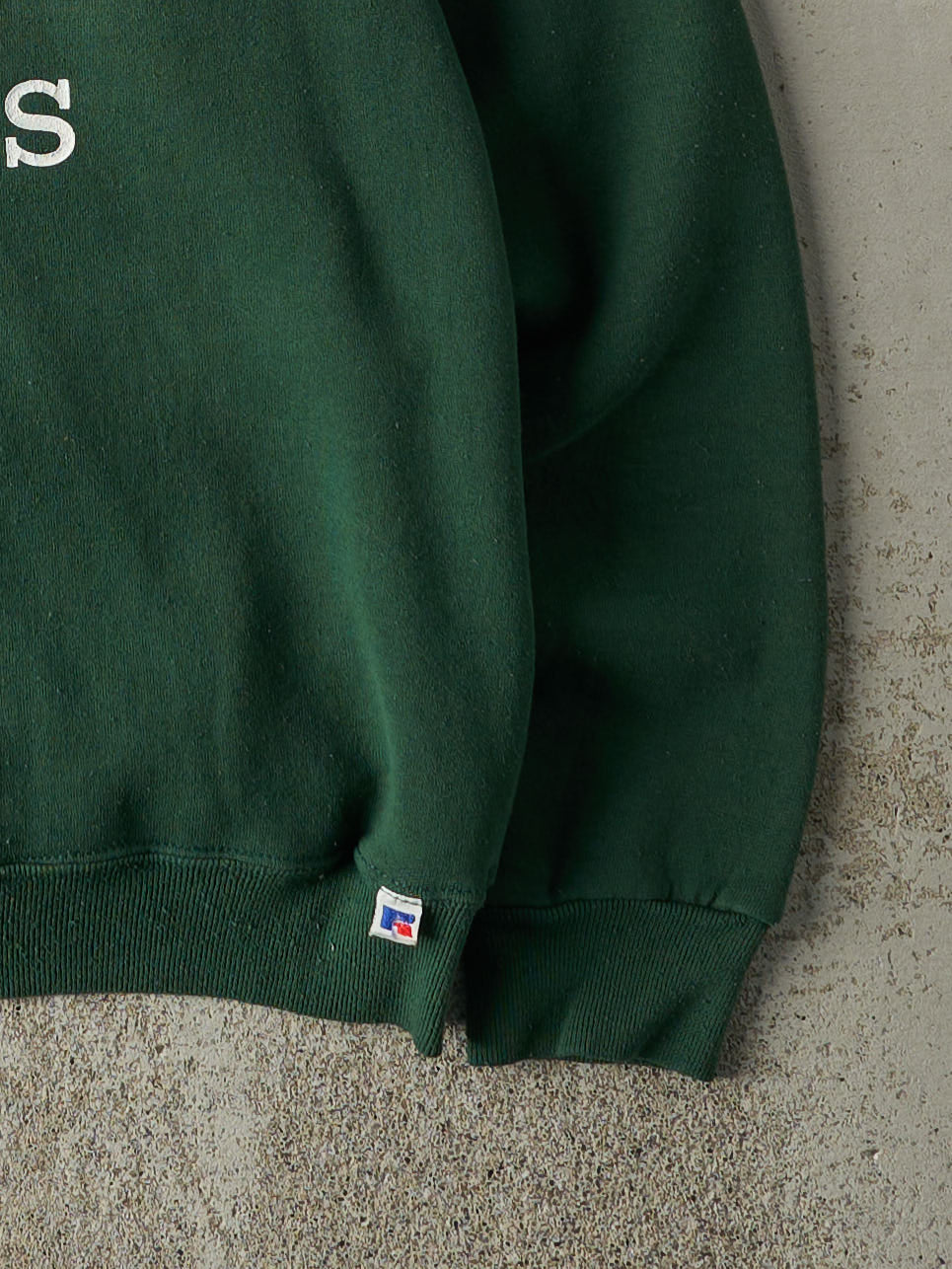 Vintage 90s Green Roots Russell Athletic Crewneck (M)