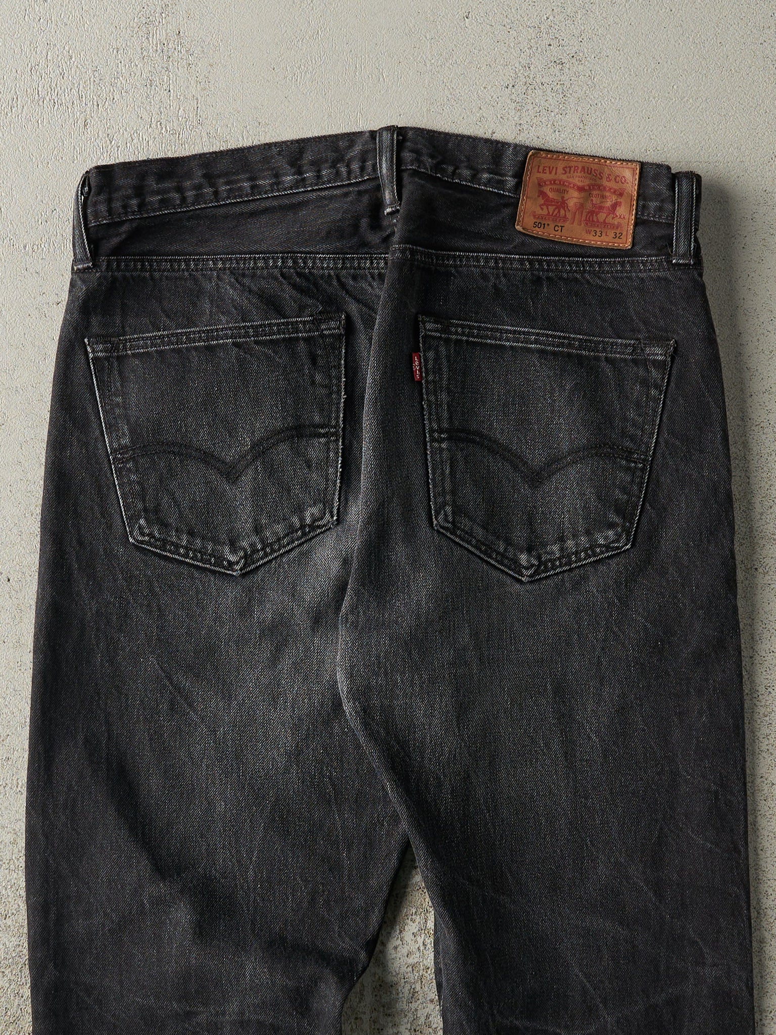 Vintage Y2K Washed Black Levi's 501 Denim Pants (32.5x29.5)