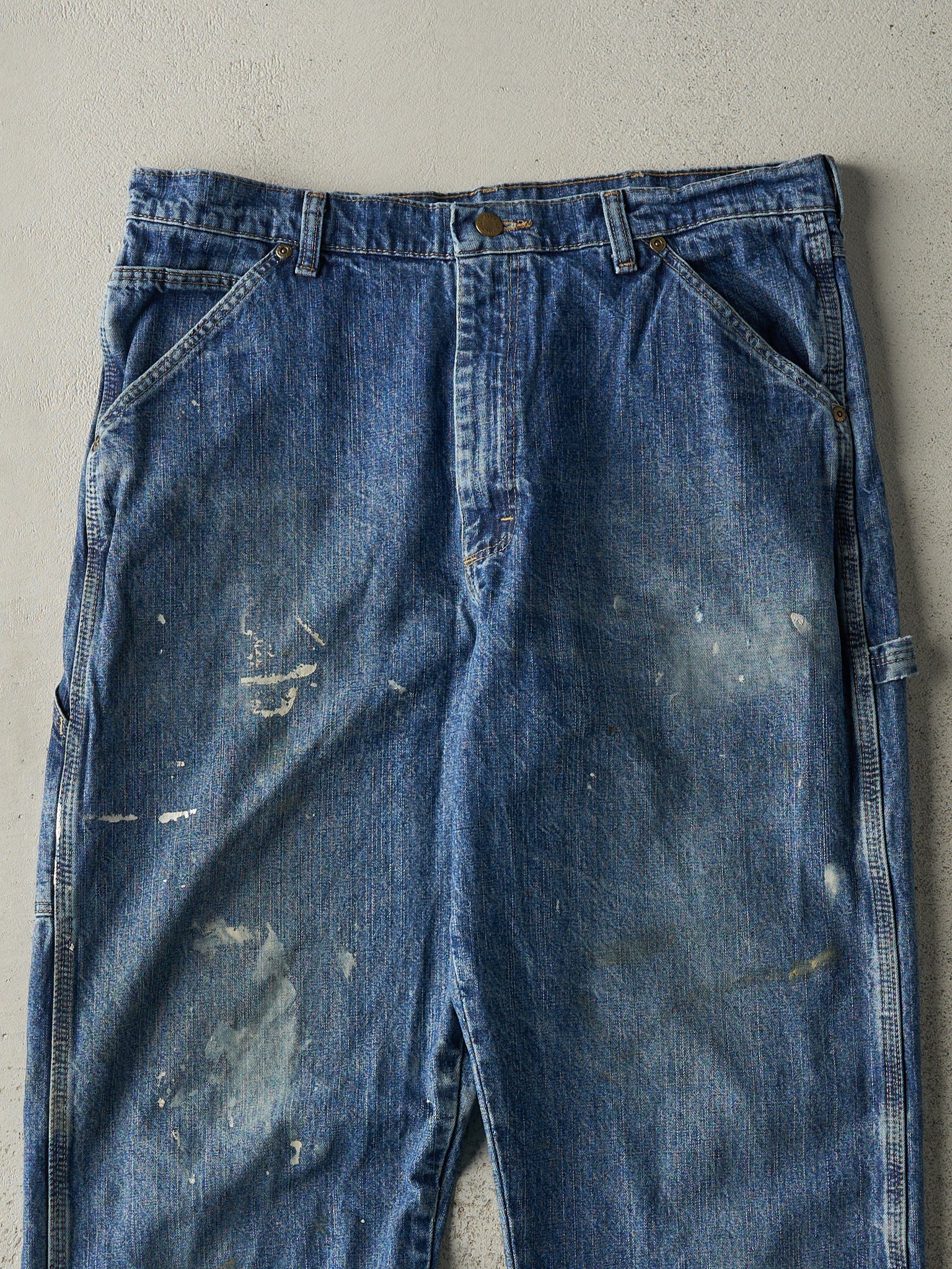 Vintage 90s Mid Wash Old Mill Carpenter Jeans (34x32)