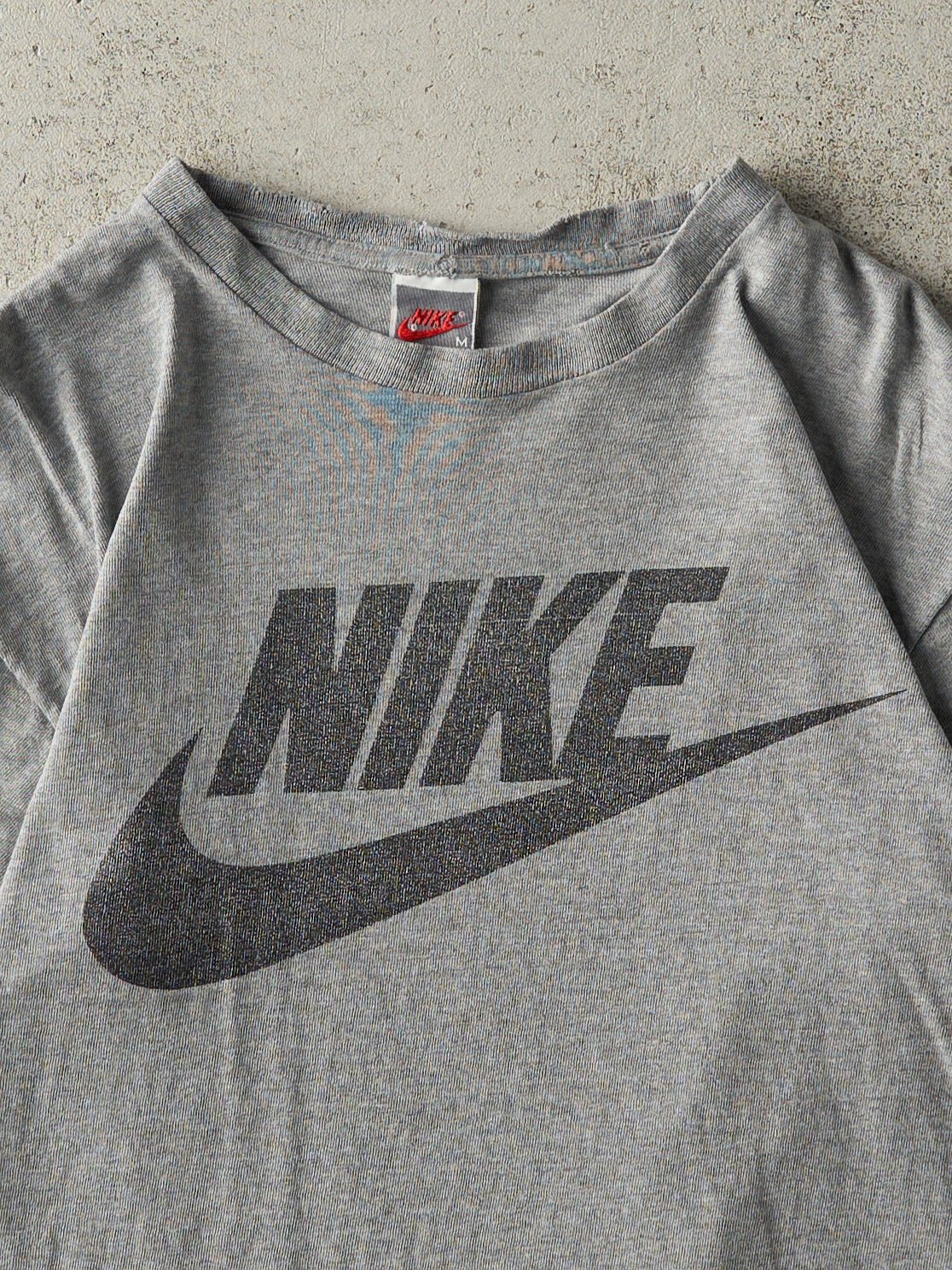 Vintage 90s Grey Nike Single Stitch Tee (S)