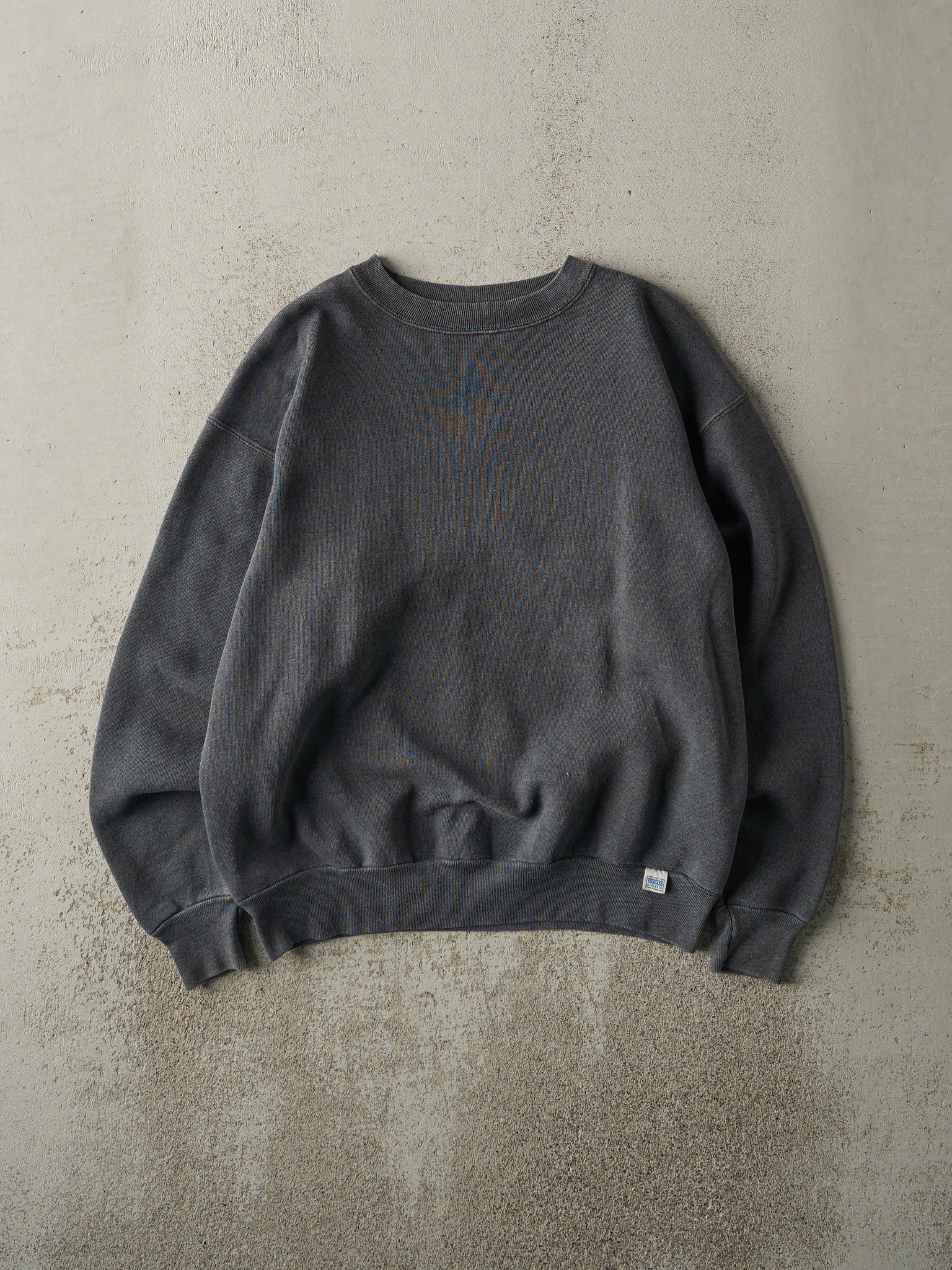 Vintage 90s Charcoal Grey Discus Athletic Crewneck (M)