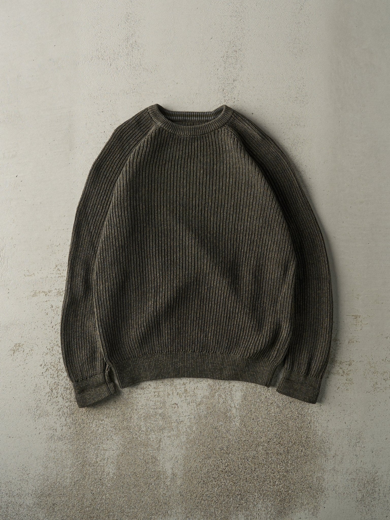 Vintage Y2K Green Denver Hayes Fishermans Knit Pullover (M)