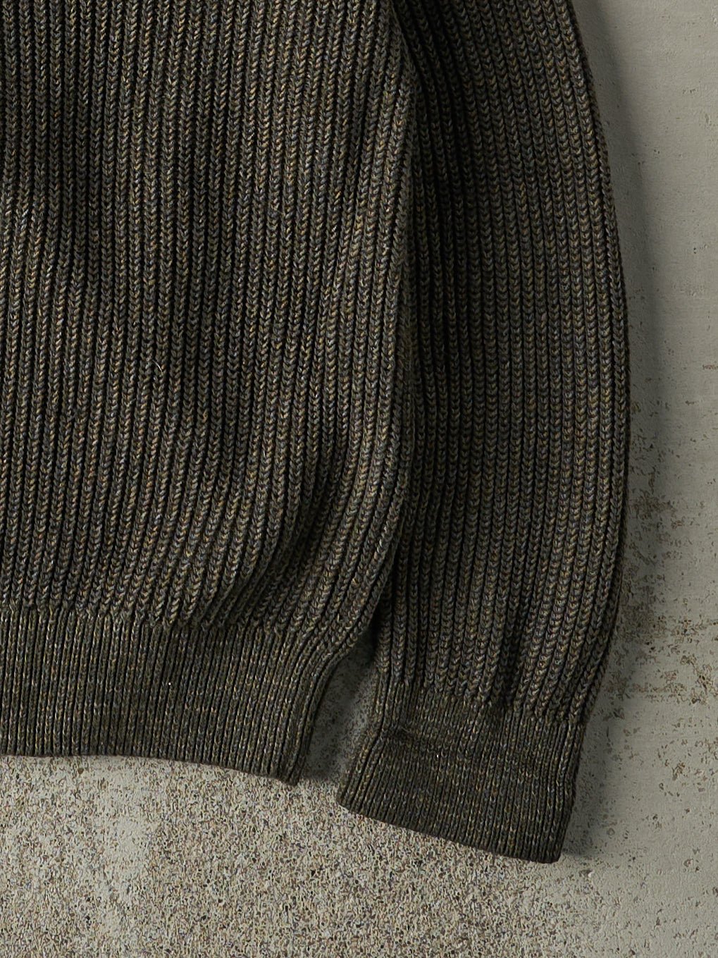 Vintage Y2K Green Denver Hayes Fishermans Knit Pullover (M)