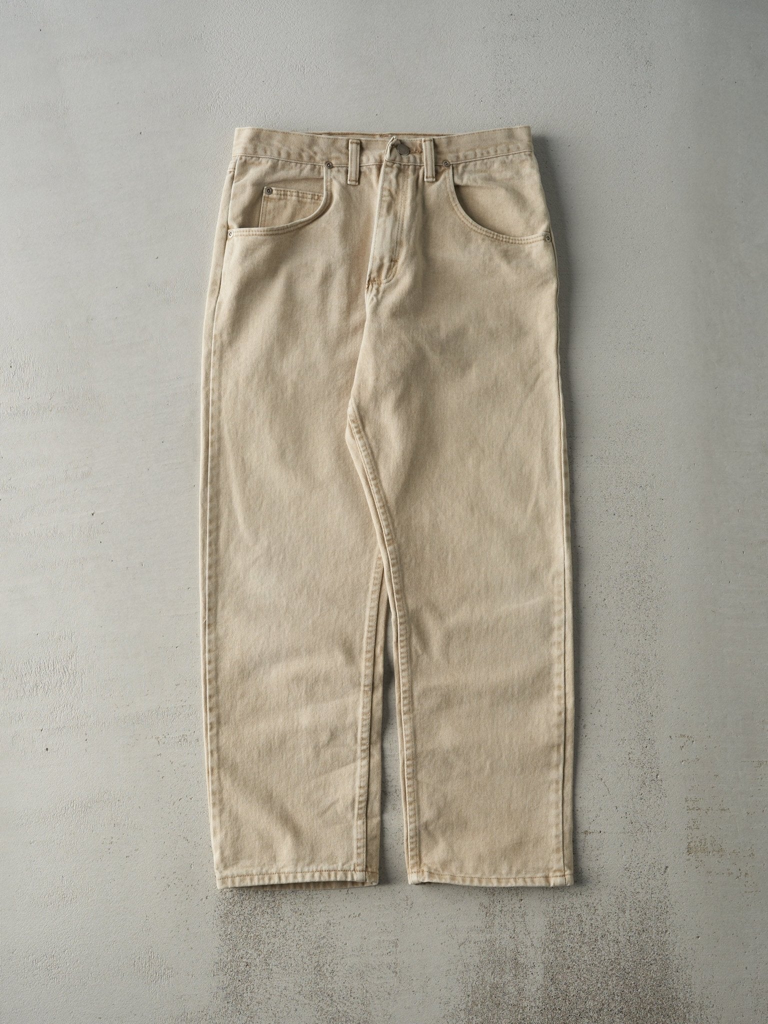 Vintage 90s Beige Wrangler Silver Edition Pants (31x28.5)