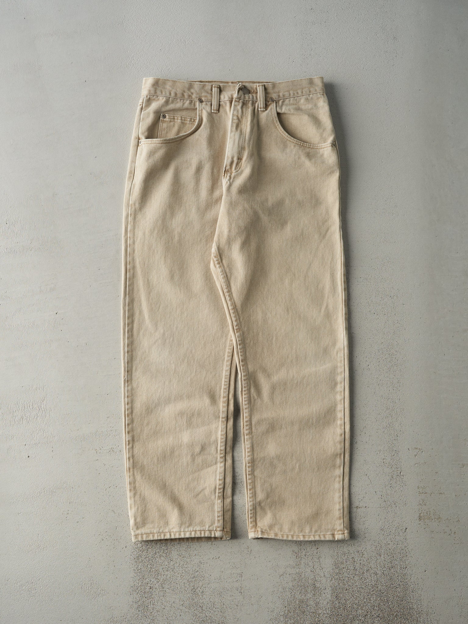 Vintage 90s Beige Wrangler Silver Edition Pants (31x28.5)