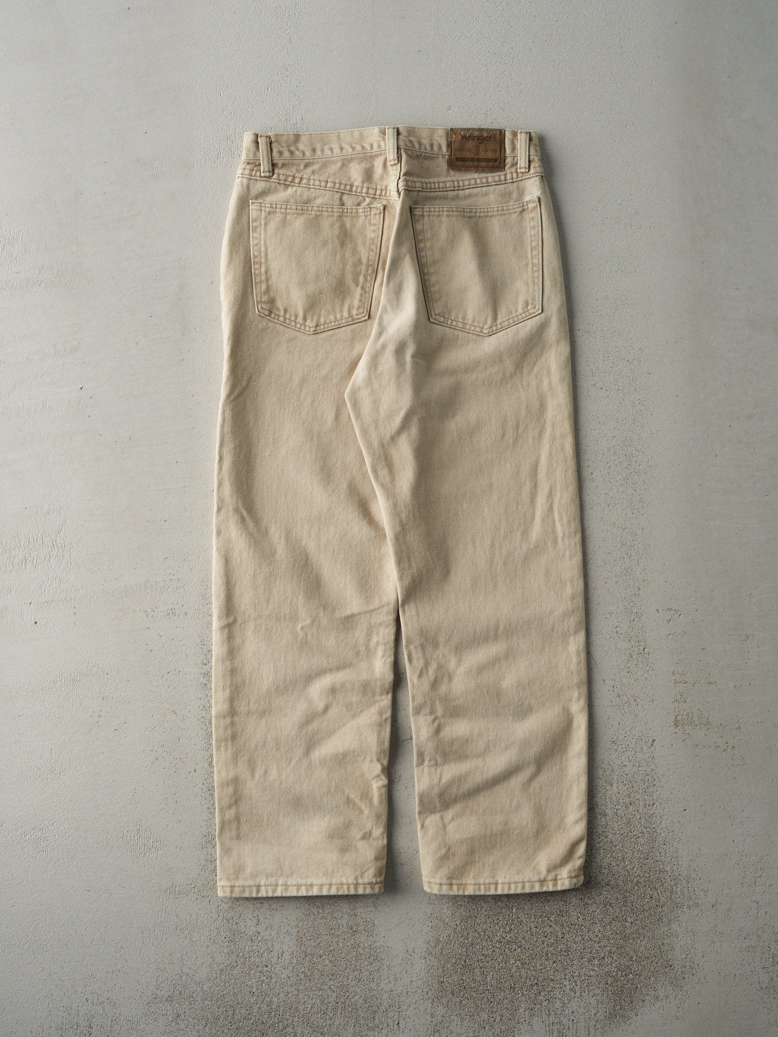 Vintage 90s Beige Wrangler Silver Edition Pants (31x28.5)