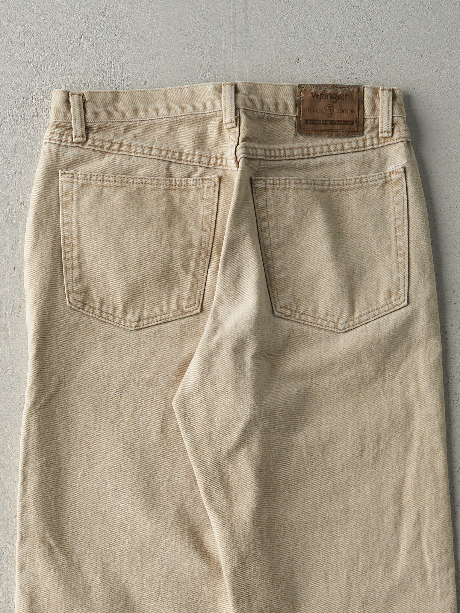 Vintage 90s Beige Wrangler Silver Edition Pants (31x28.5)