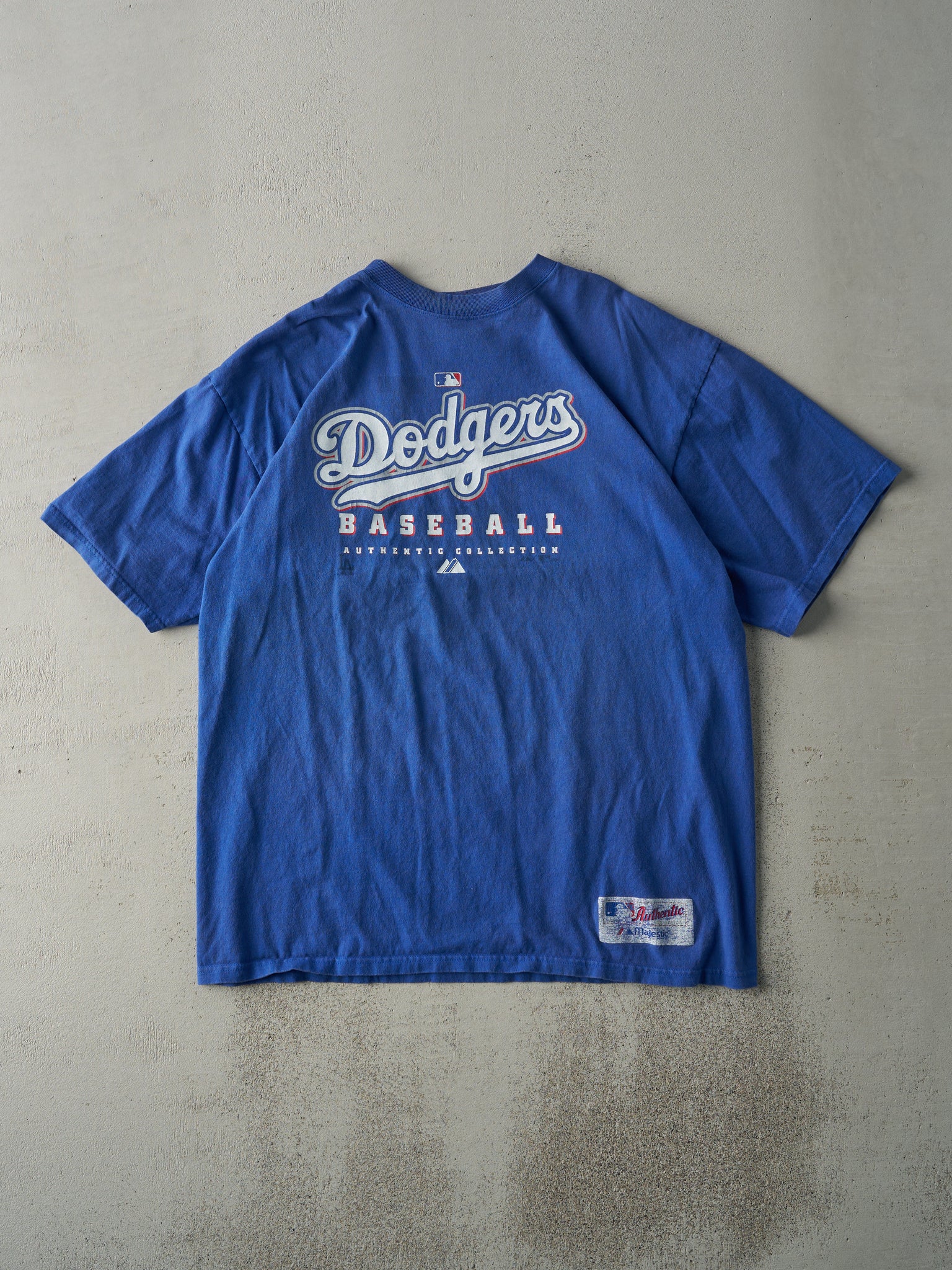 Vintage Y2K Blue LA Dodgers Baseball Tee (M)