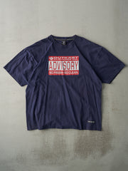 Vintage Y2K Navy Blue Advisory Outkast Clothing Co Tee (XL)