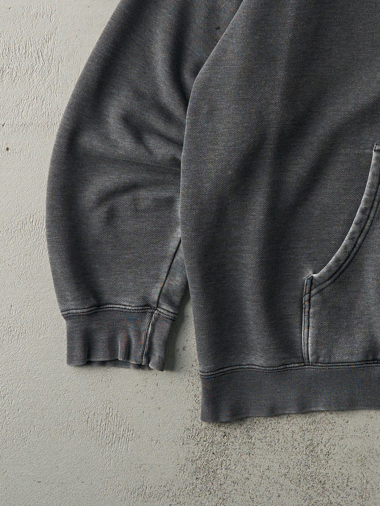 Vintage 90s Washed Grey Burton Snowboards Hoodie (L/XL)