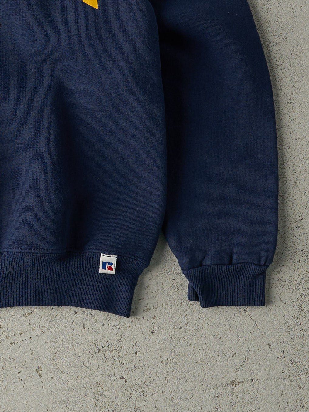 Vintage 90s Navy Blue Wyndcroft Russell Athletics Crewneck (S)
