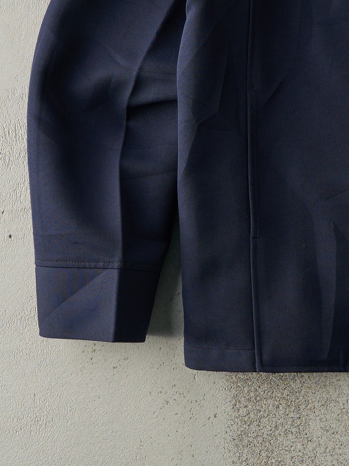 Vintage 80s Navy Blue Blank Work Jacket (M/L)