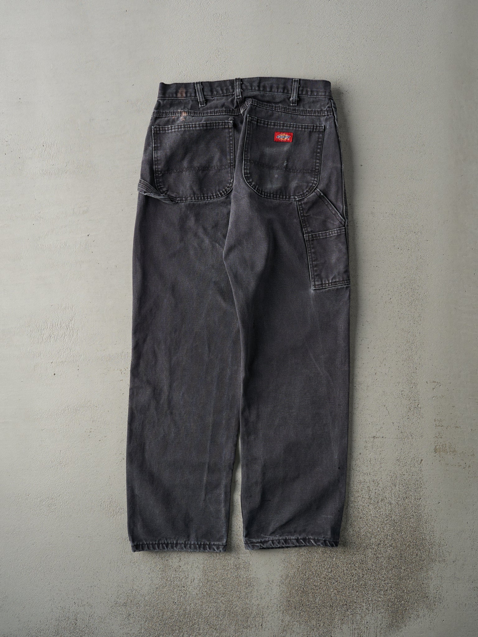 Vintage 90s Faded Black Dickies Carpenter Pants (30x30)