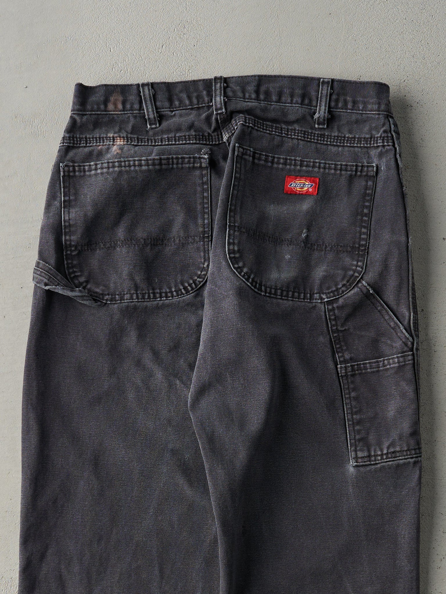 Vintage 90s Faded Black Dickies Carpenter Pants (30x30)