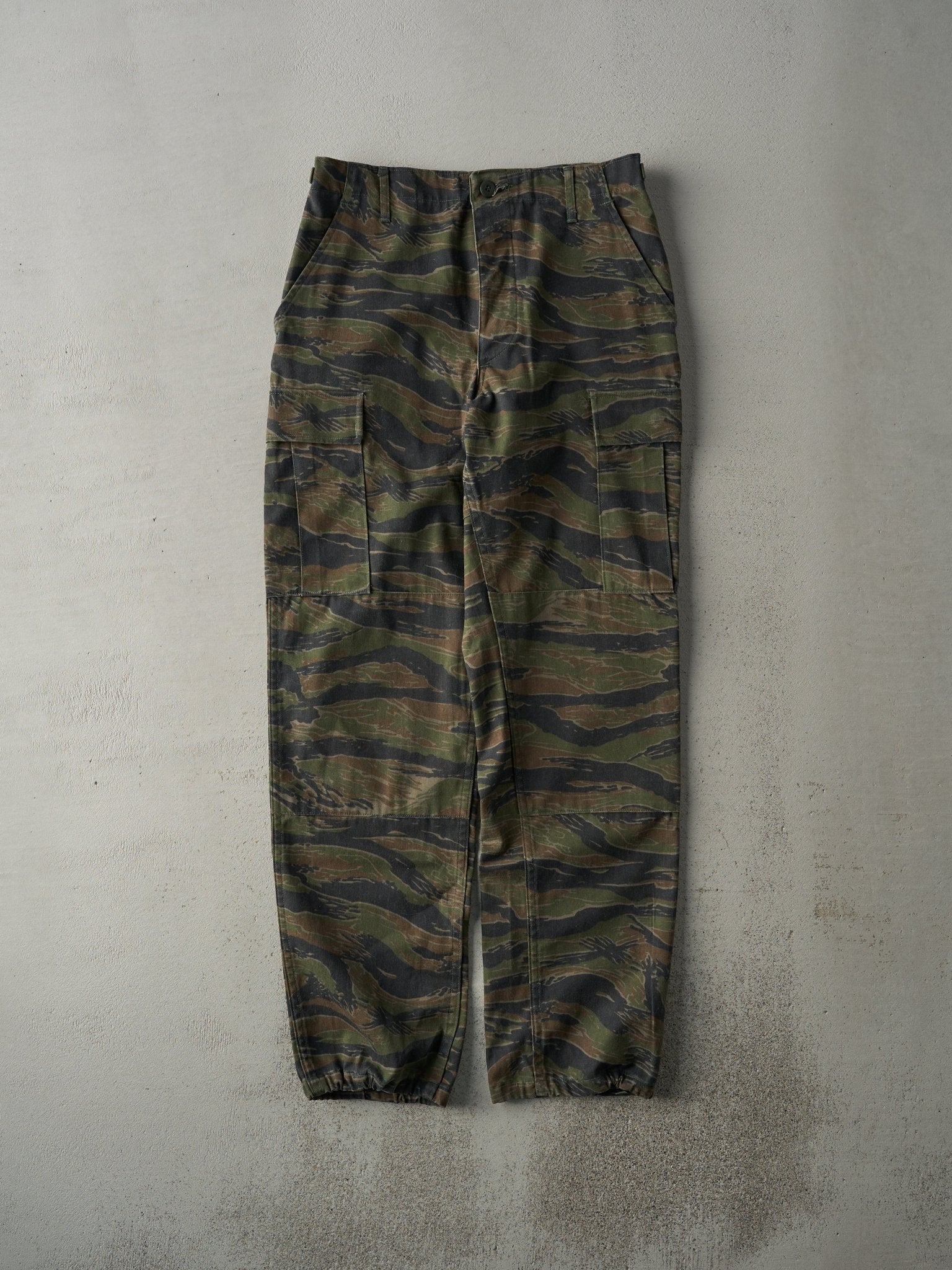 Vintage 90s Tiger Camo Double Knee Army Pants (31x31)