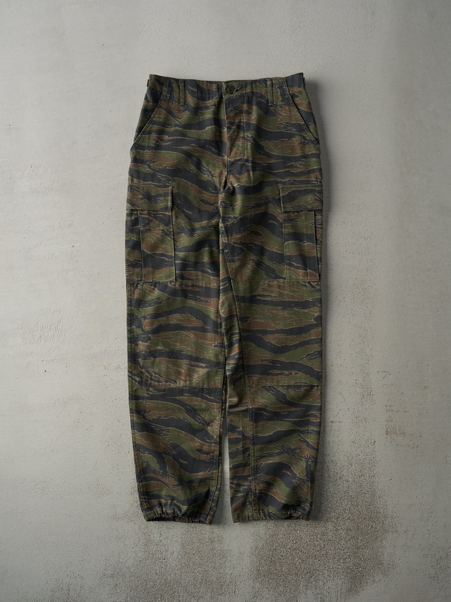 Vintage 90s Tiger Camo Double Knee Army Pants (31x31)