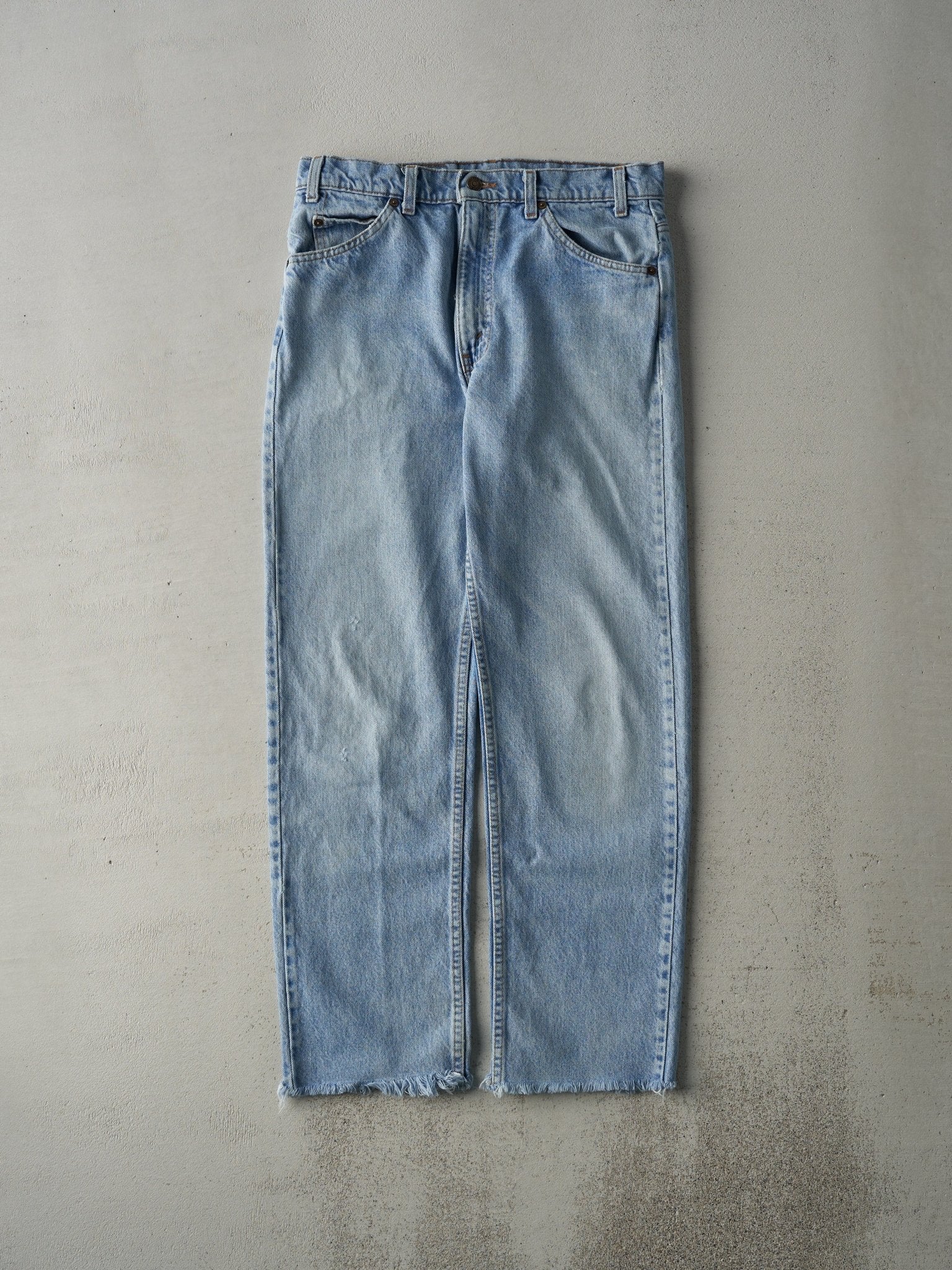Vintage 80s Light Wash Levi's 505 Orange Tab Jeans (32x29)