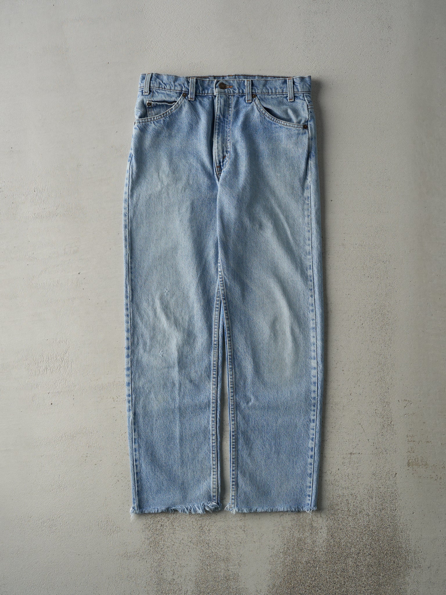 Vintage 80s Light Wash Levi's 505 Orange Tab Jeans (32x29)