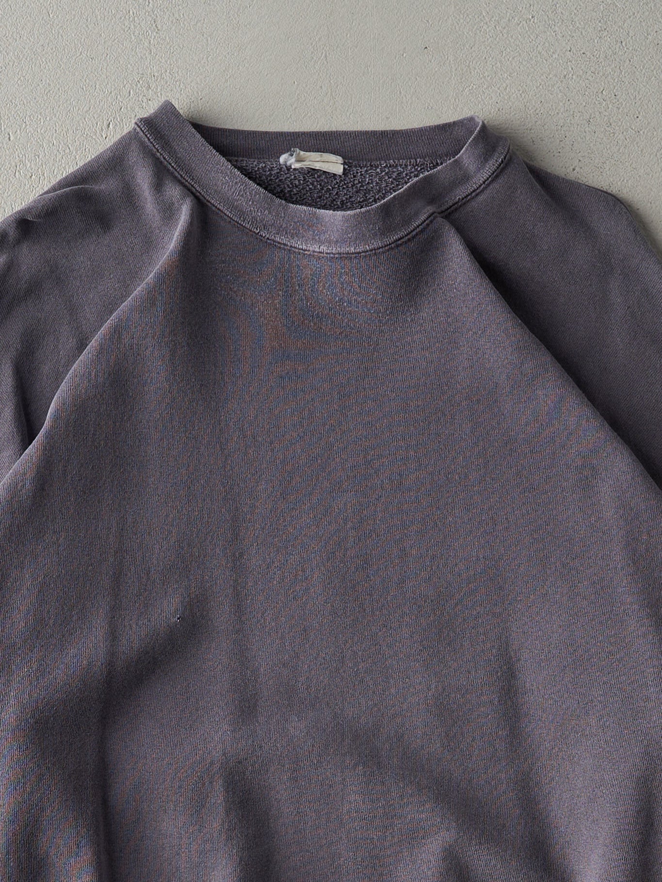 Vintage 90s Washed Purple Blank Crewneck (L)