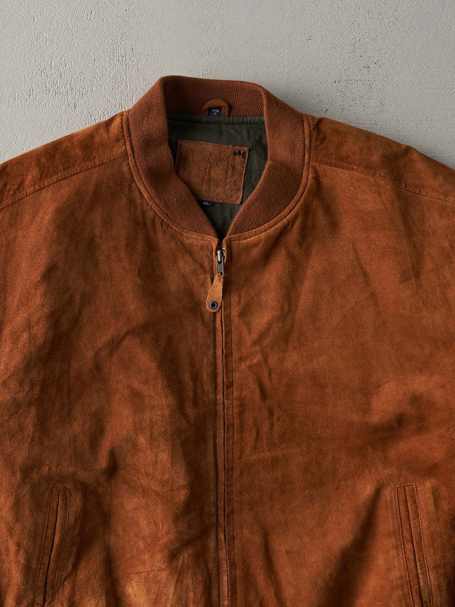 Vintage 80s Brown Gap Suede Jacket (XL)